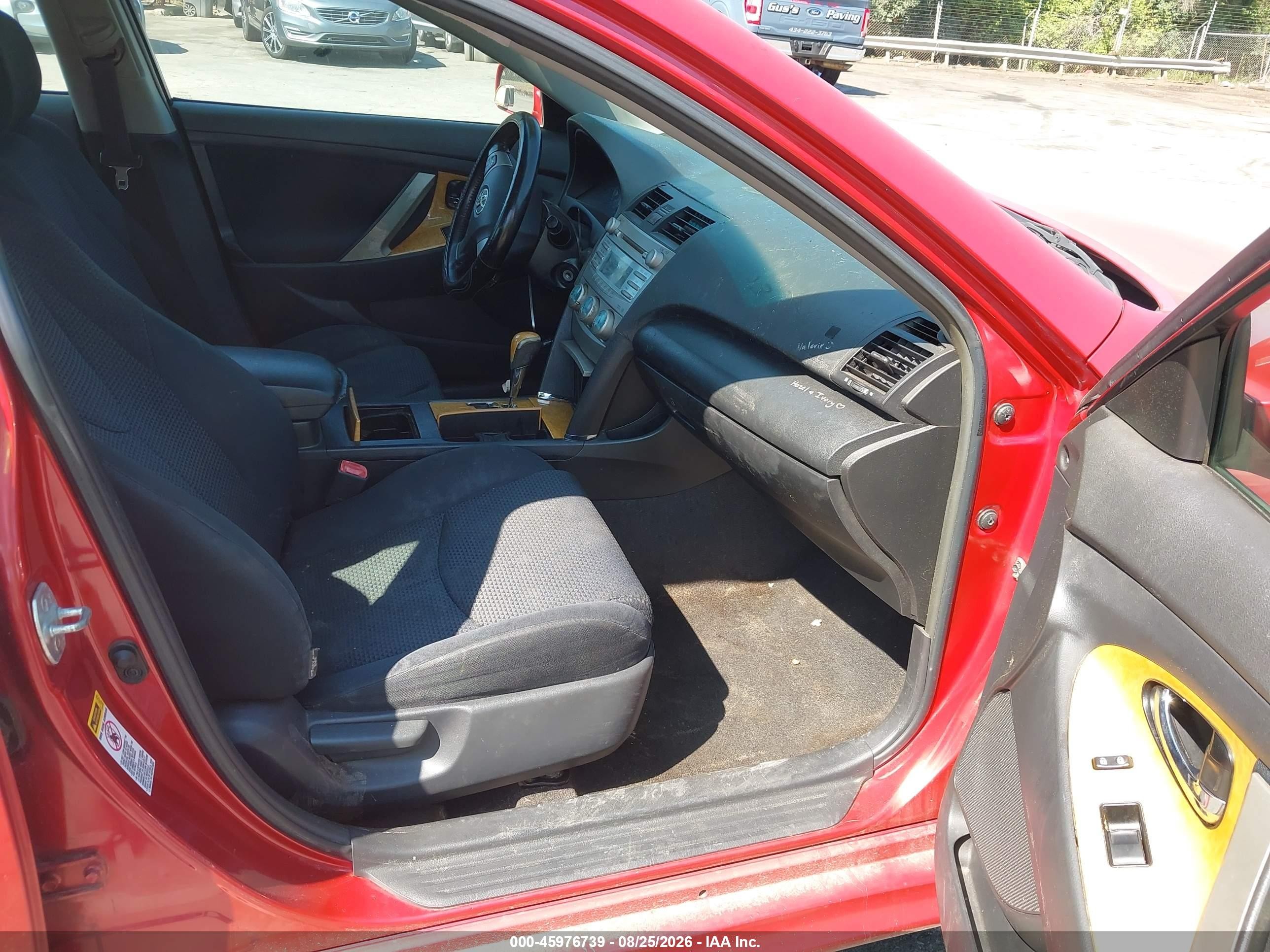 2009 Toyota Camry Se Red vin: 4T1BE46K69U401984