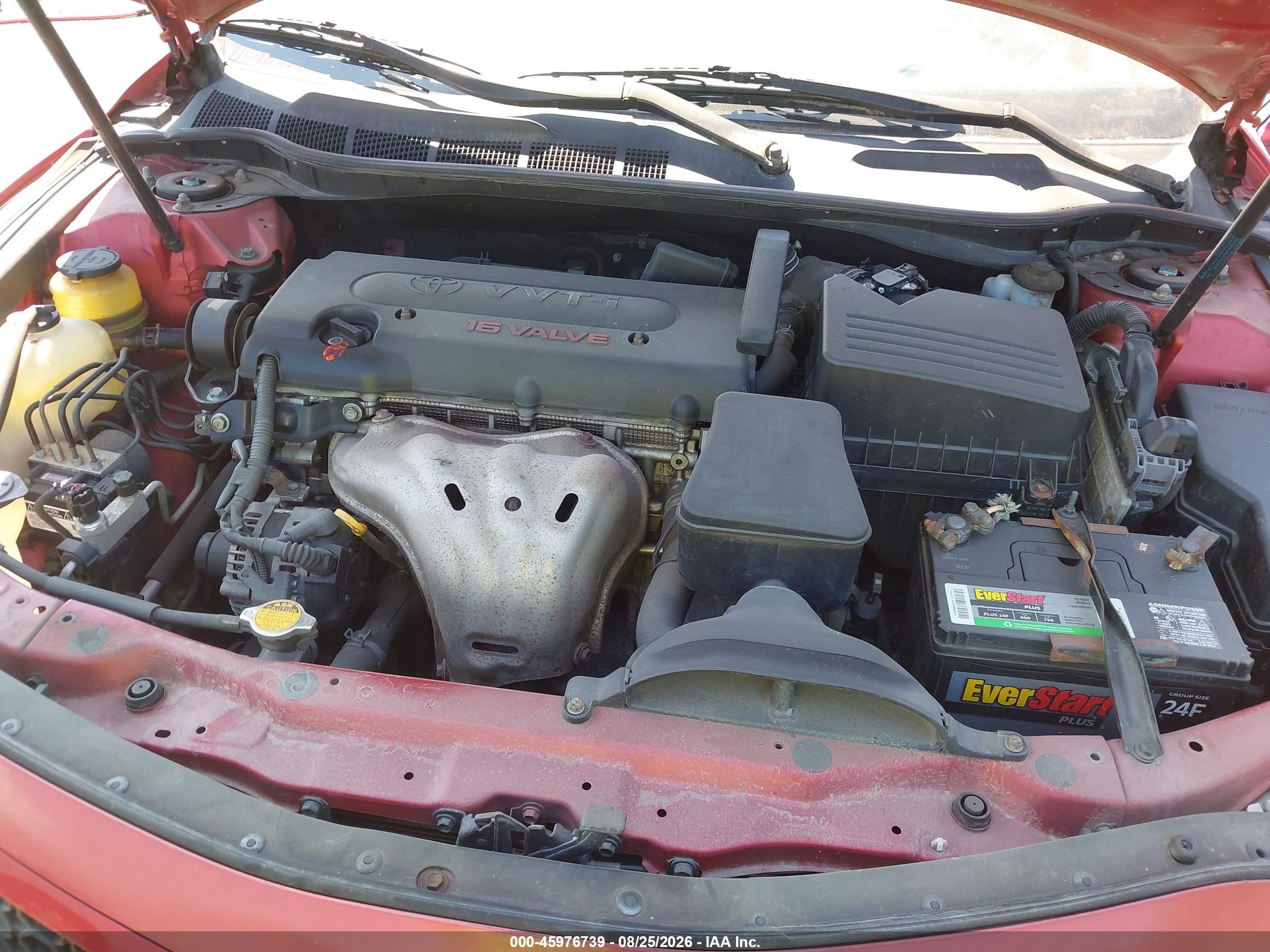 2009 Toyota Camry Se Red vin: 4T1BE46K69U401984