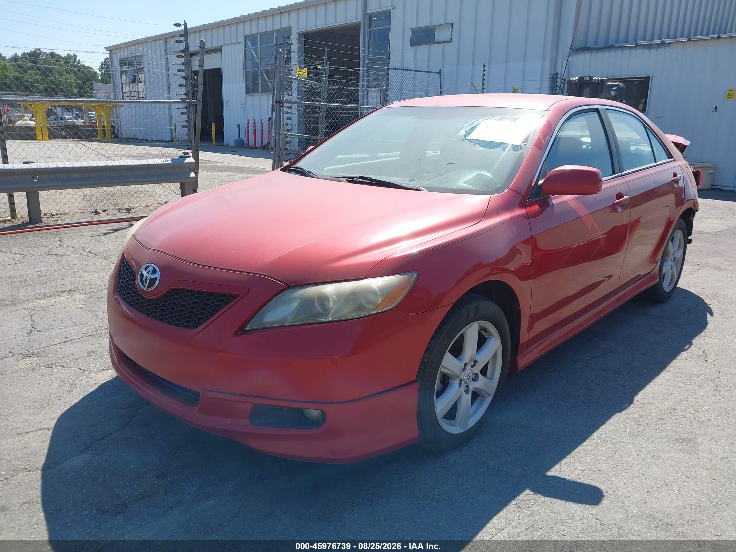2009 Toyota Camry Se Red vin: 4T1BE46K69U401984