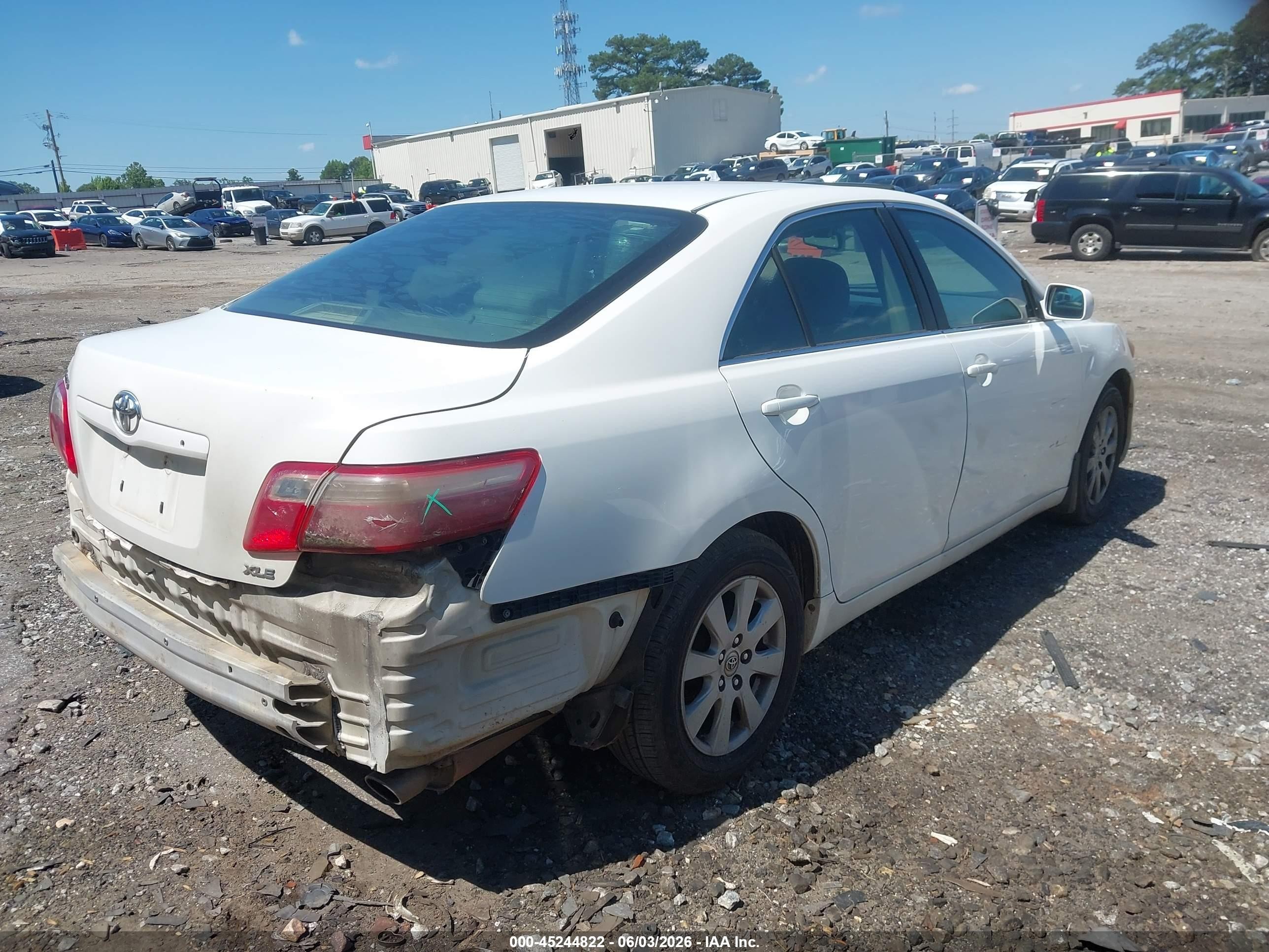 2009 Toyota Camry Xle Белый vin: 4T1BE46K69U811071