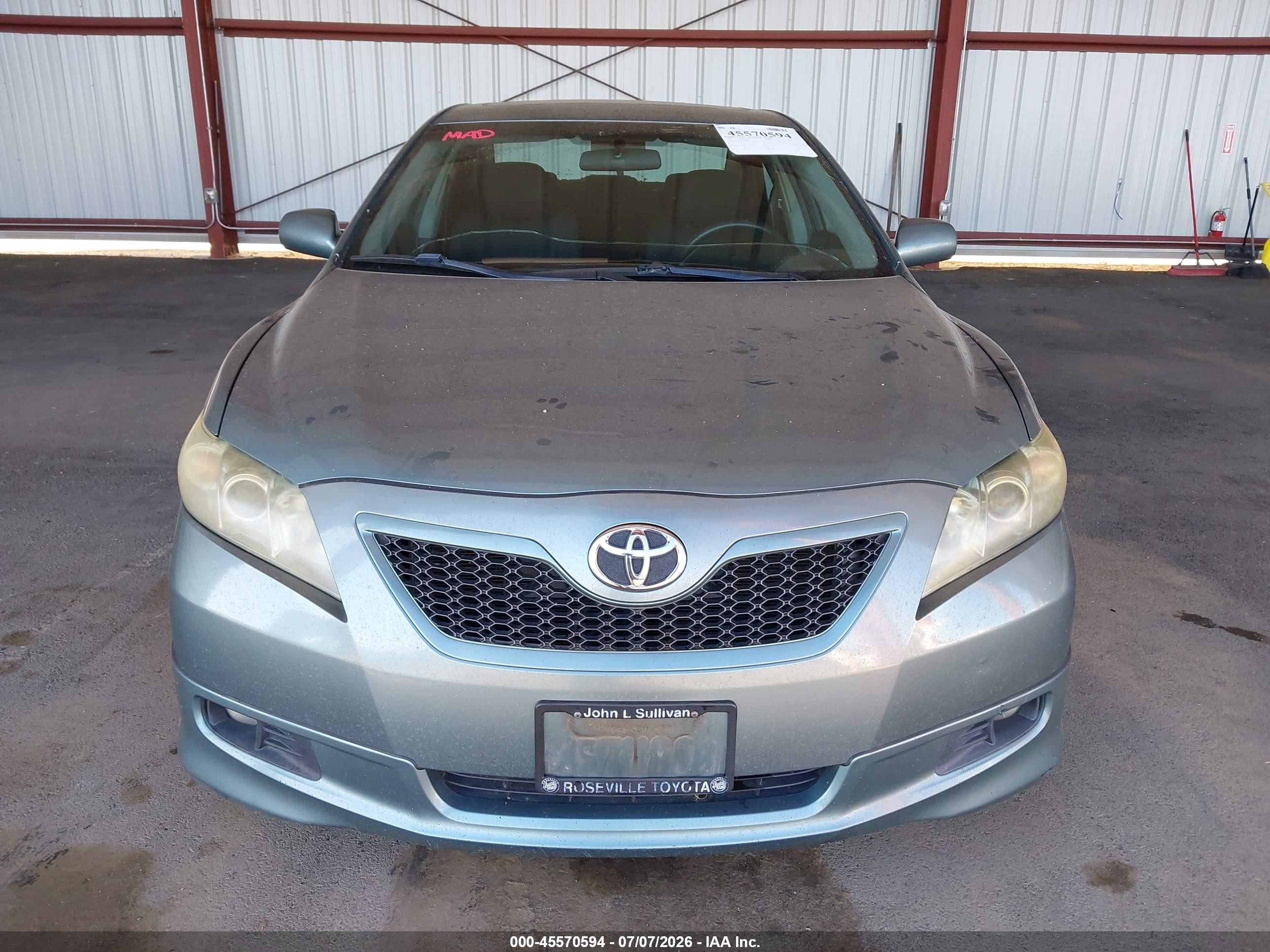 2009 Toyota Camry Se Green vin: 4T1BE46K69U826864
