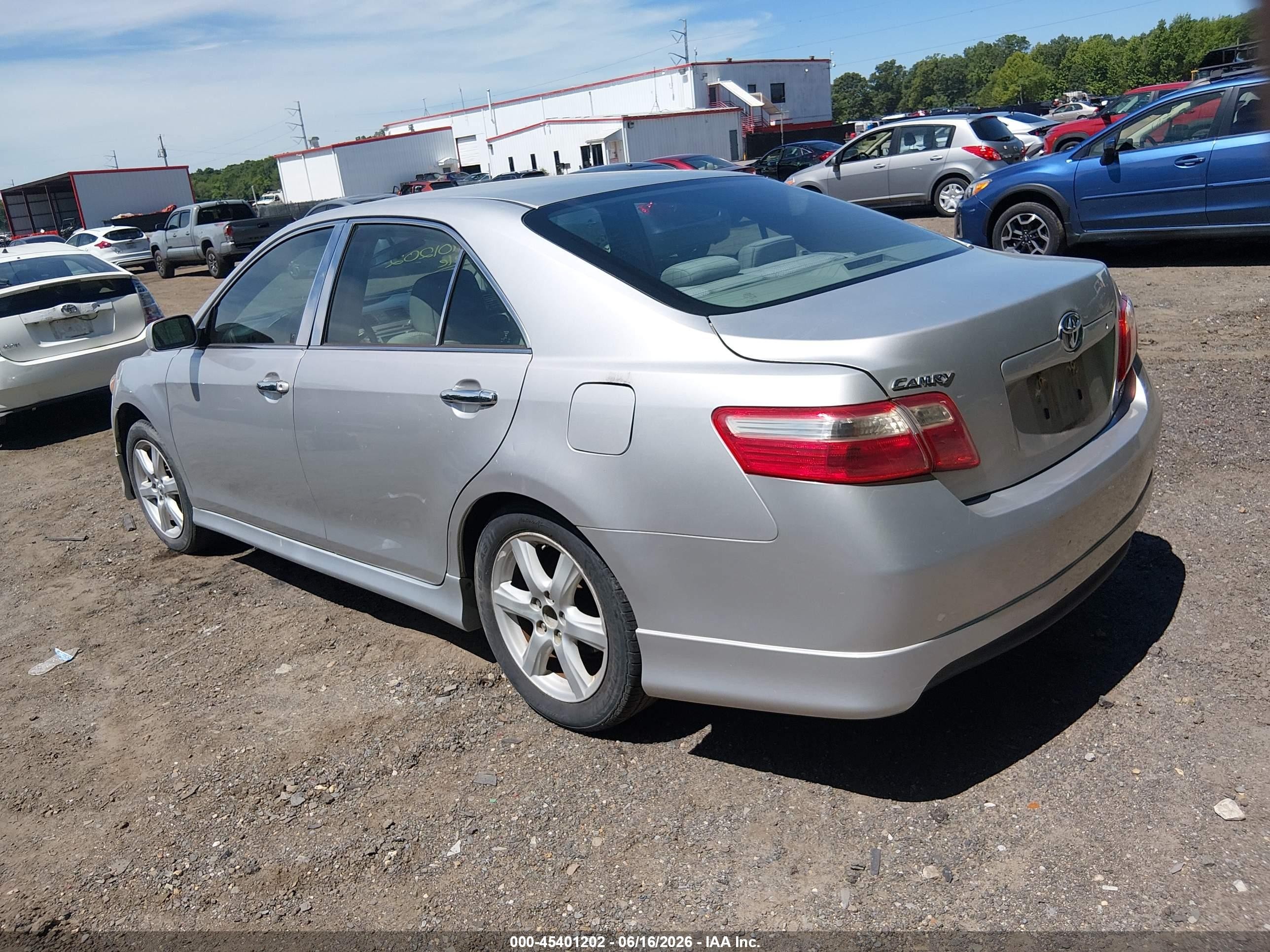 2009 Toyota Camry Se Silver vin: 4T1BE46K69U835144