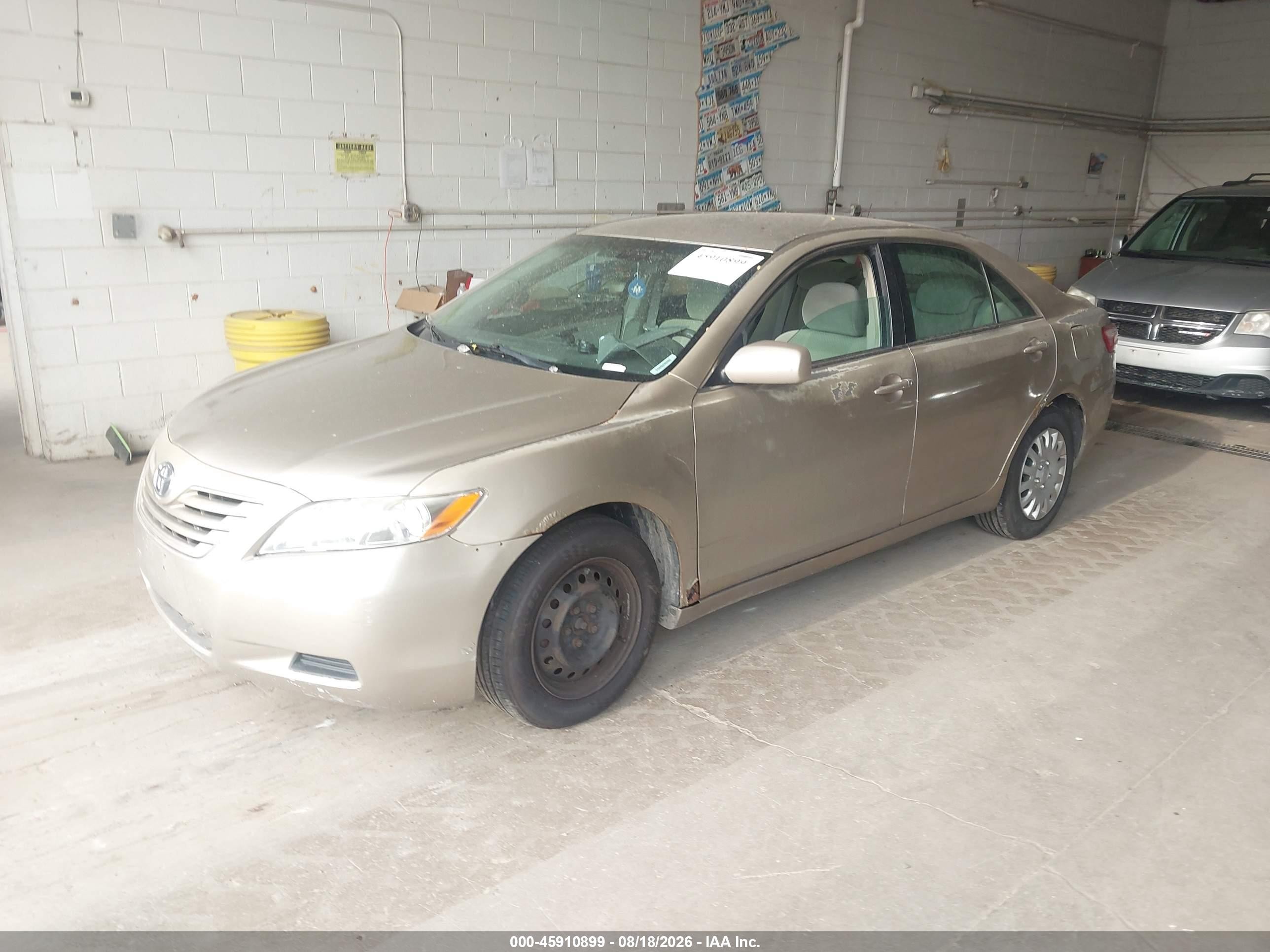 2009 Toyota Camry Le Желто-коричневый vin: 4T1BE46K69U848119