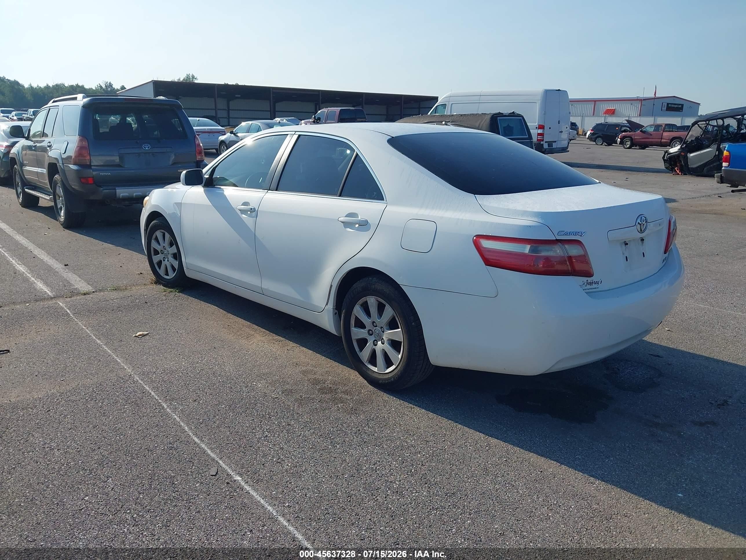 2009 Toyota Camry Xle White vin: 4T1BE46K69U851795
