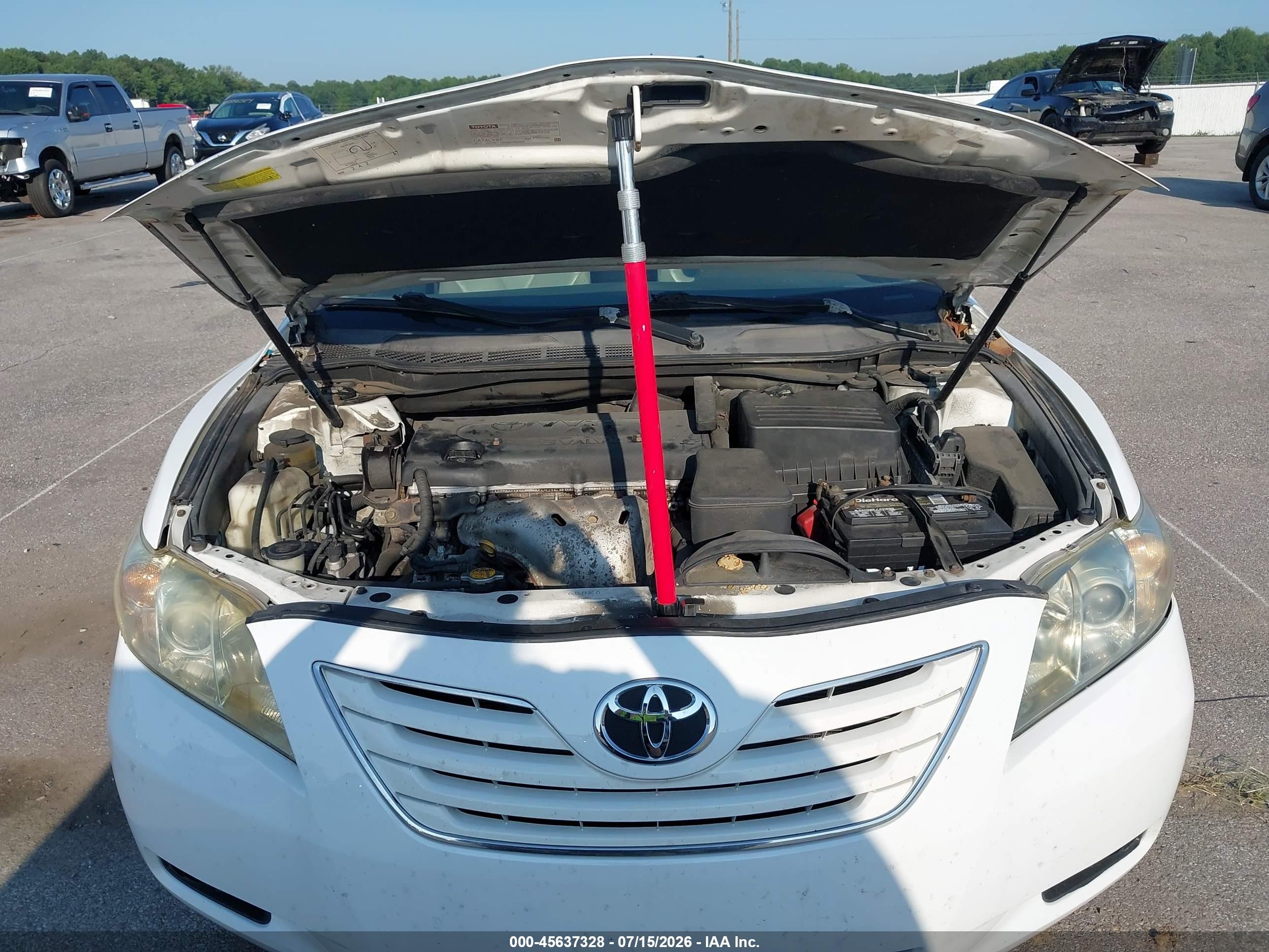 2009 Toyota Camry Xle White vin: 4T1BE46K69U851795