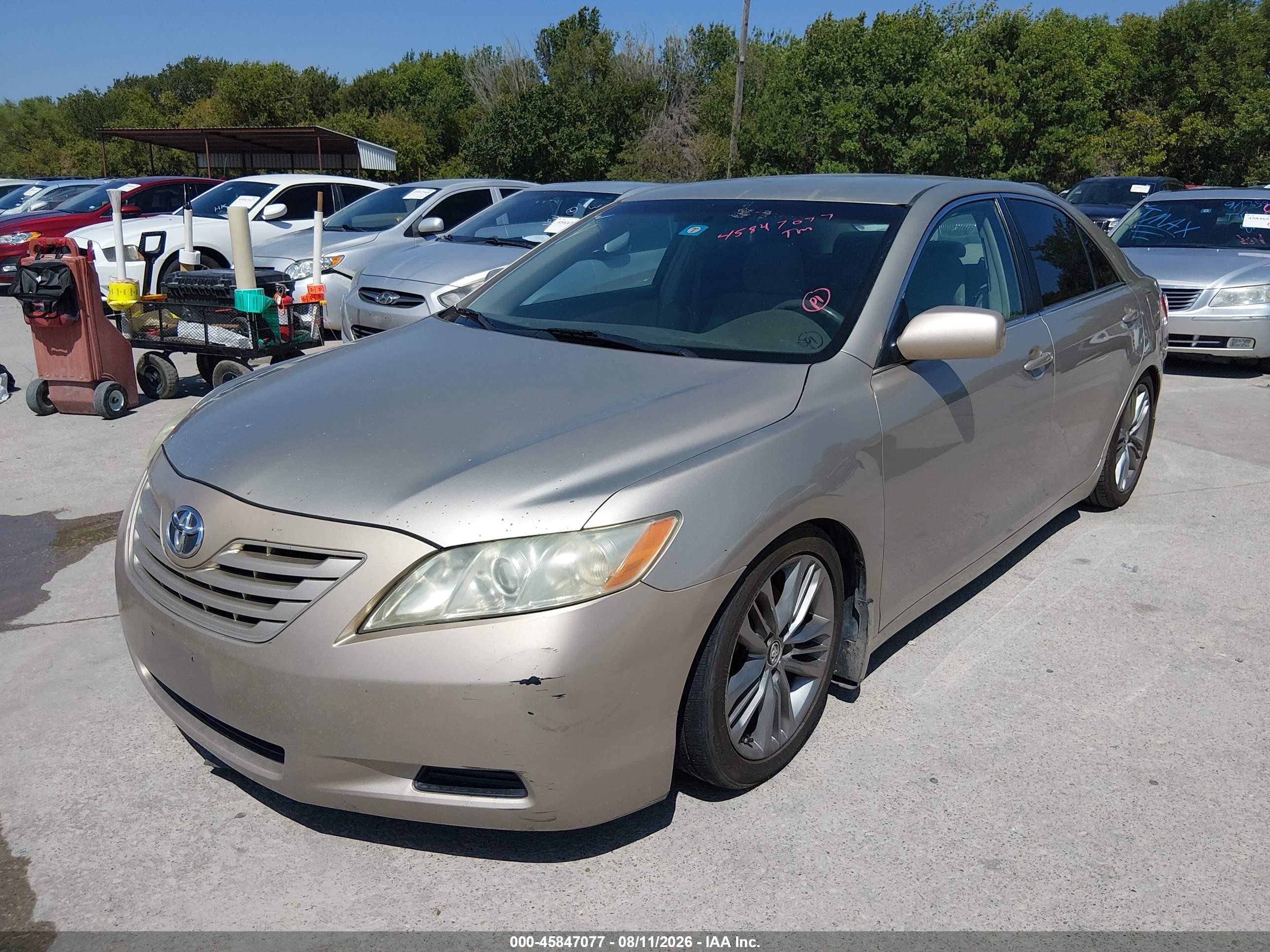 2009 Toyota Camry   Gold vin: 4T1BE46K69U853370