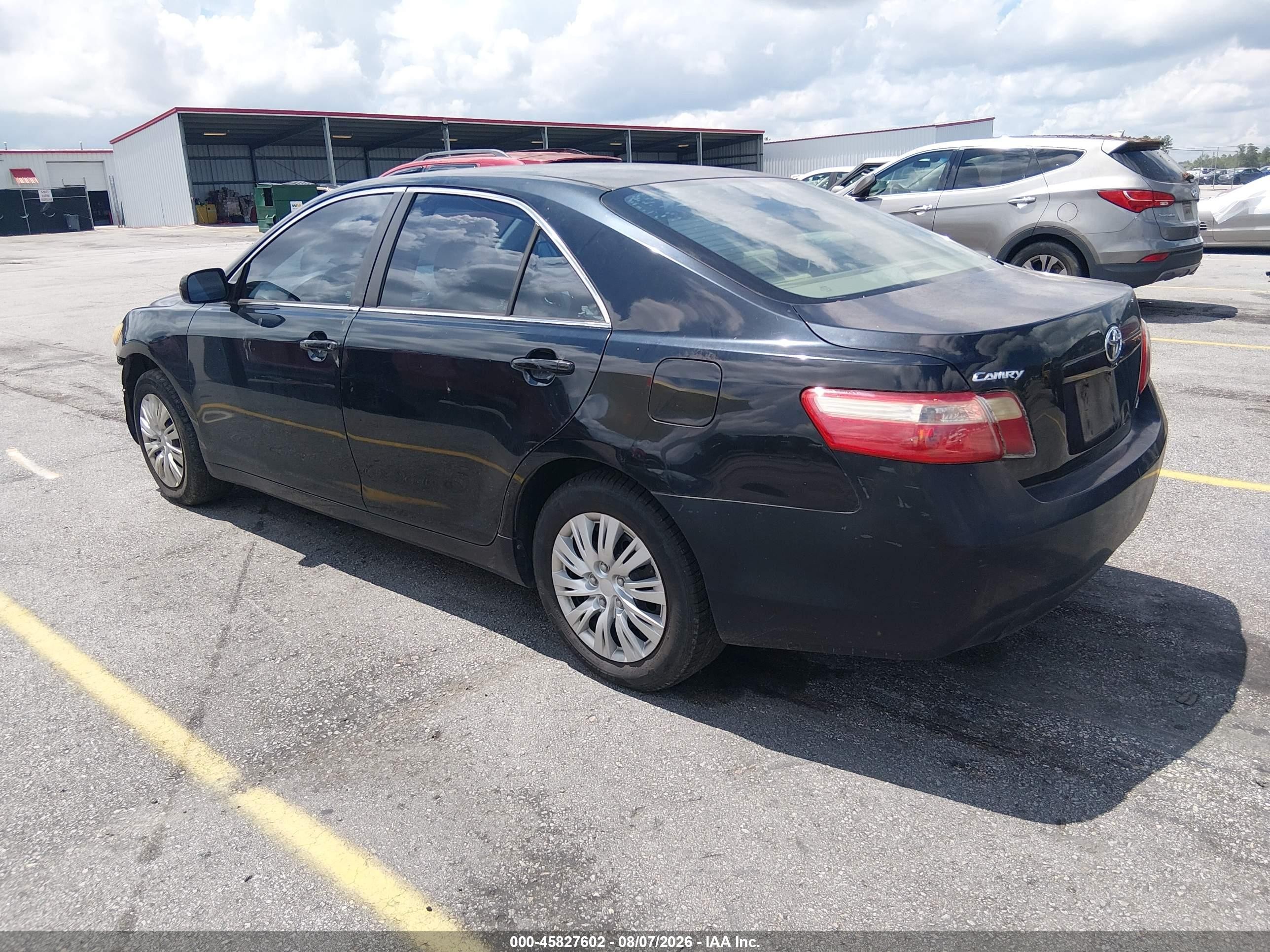 2009 Toyota Camry Le Black vin: 4T1BE46K69U883274