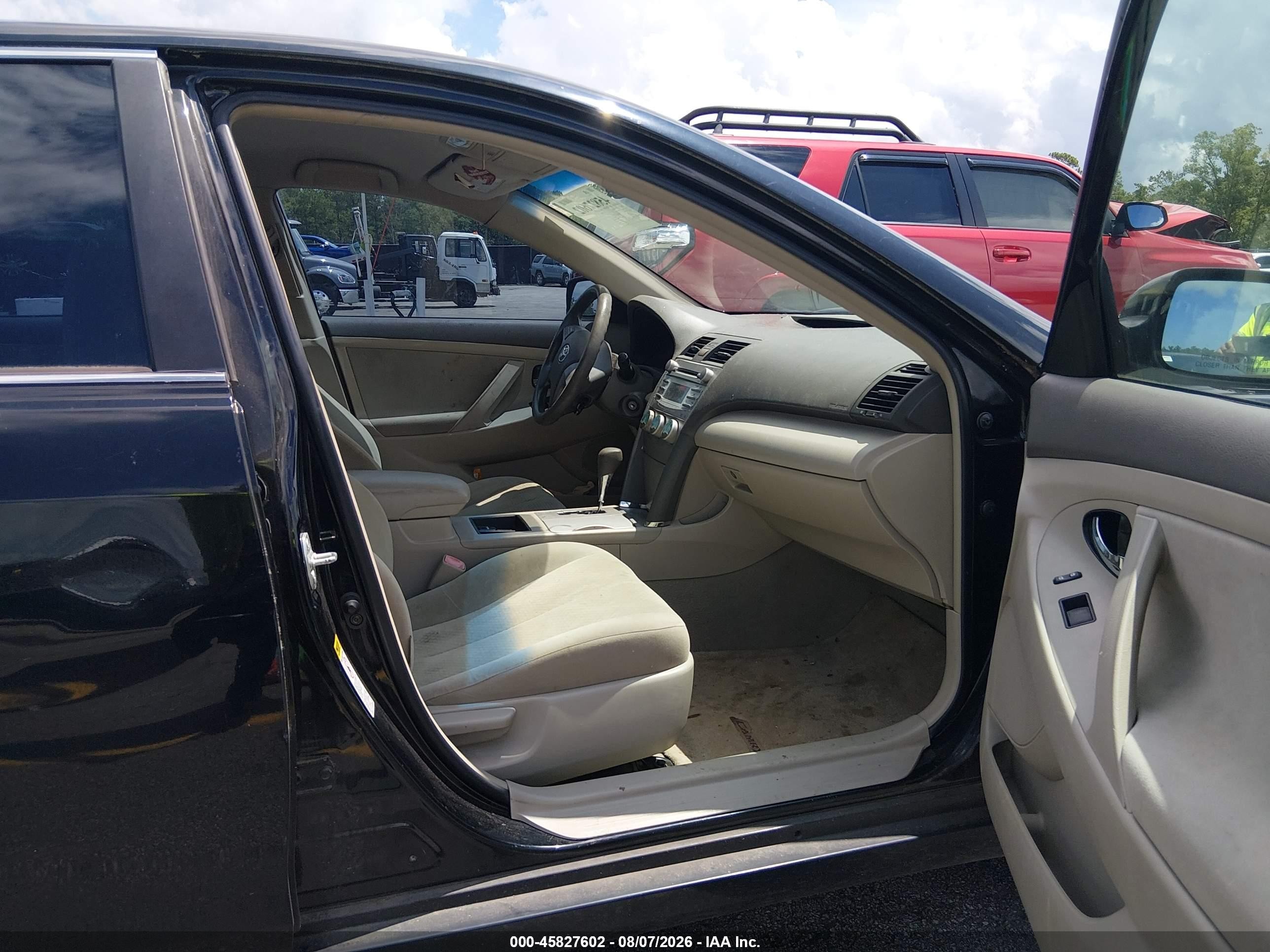 2009 Toyota Camry Le Black vin: 4T1BE46K69U883274