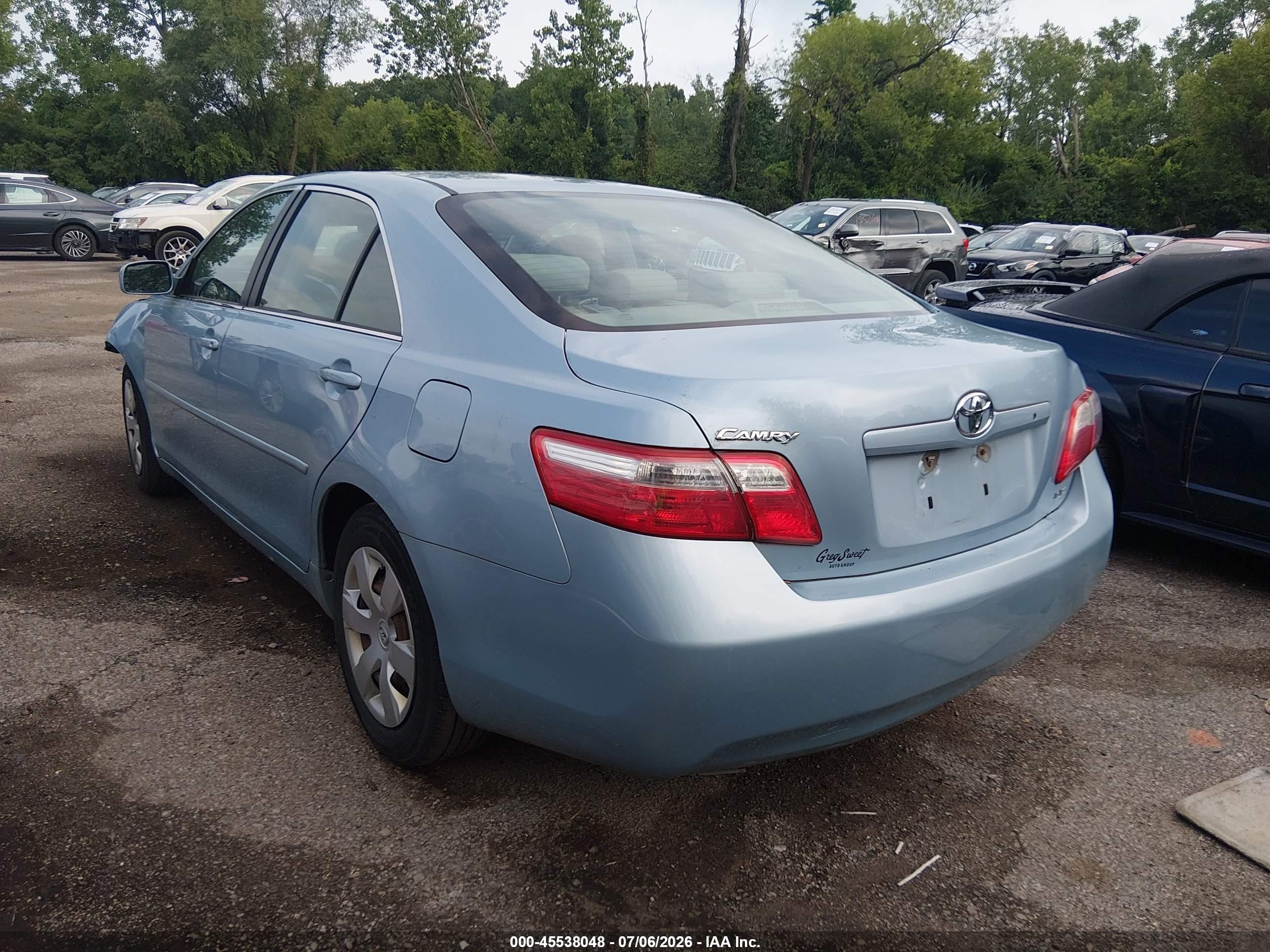 2009 Toyota Camry Le Blue vin: 4T1BE46K69U898129