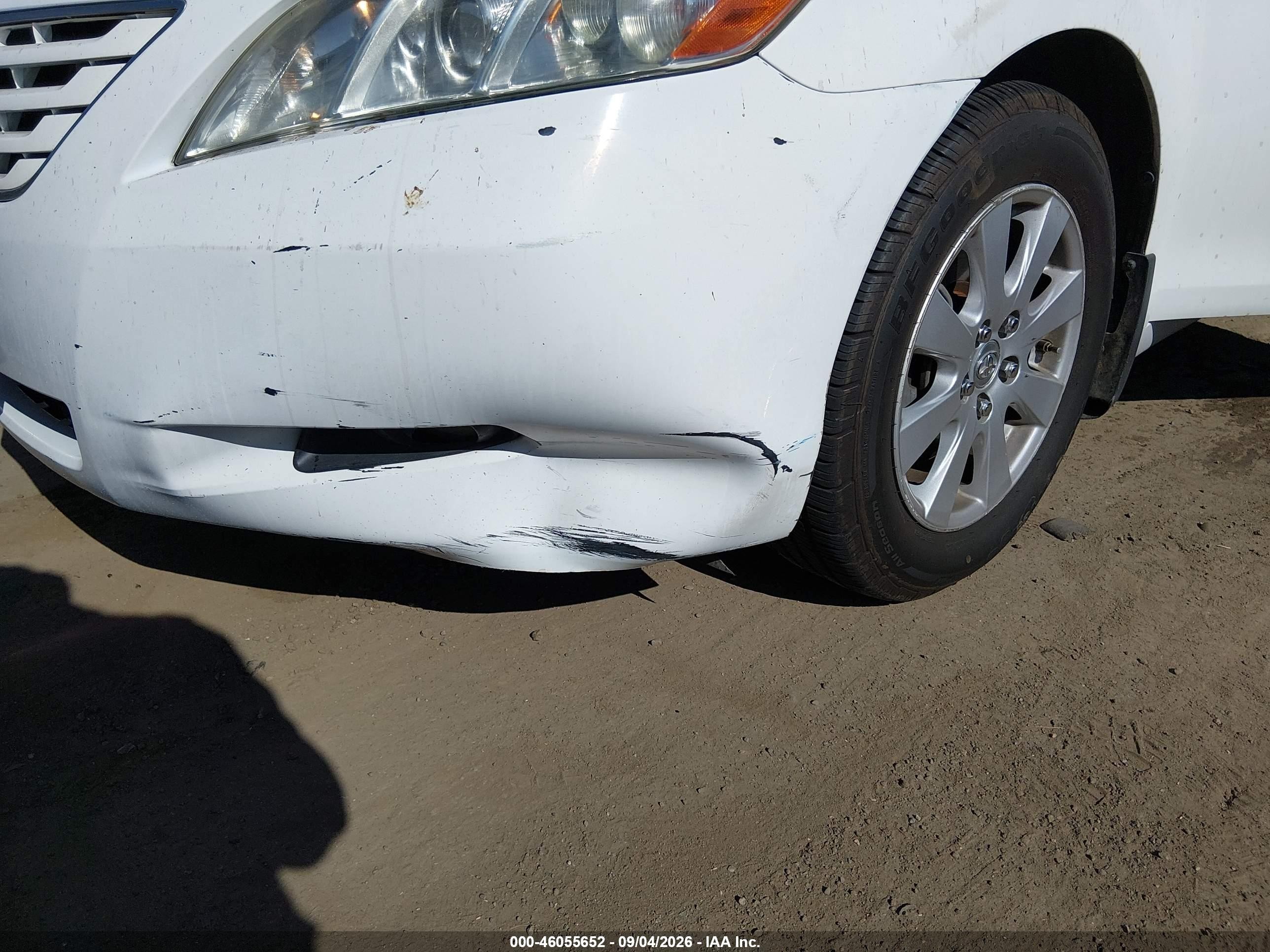 2009 Toyota Camry Xle White vin: 4T1BE46K69U919898