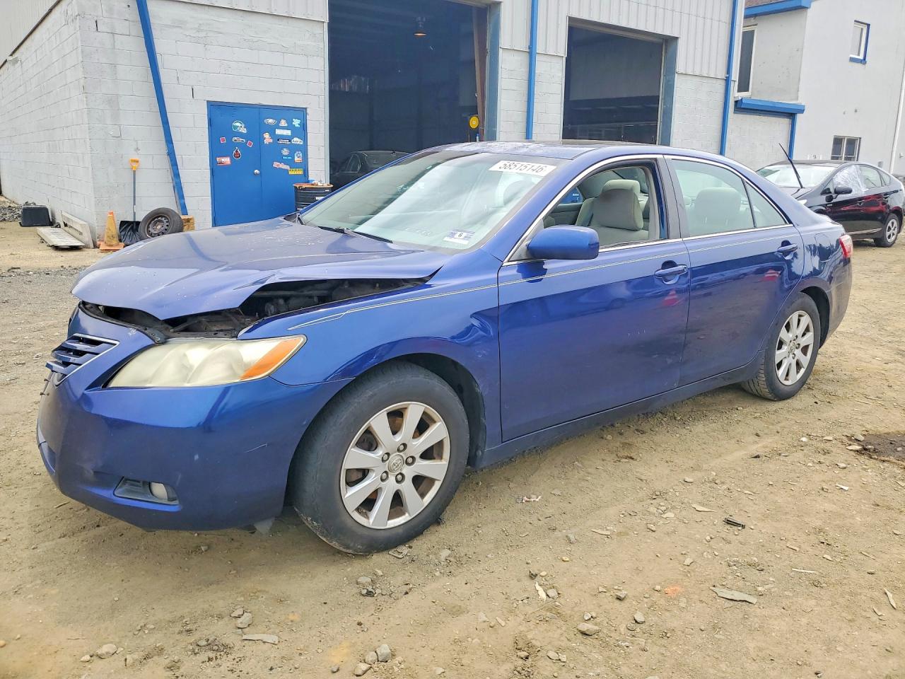 2007 Toyota Camry Xle Blue vin: 4T1BE46K77U008217