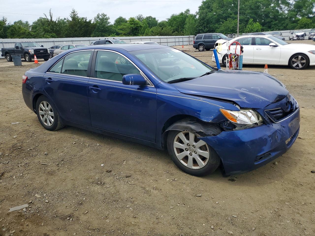 2007 Toyota Camry Xle Blue vin: 4T1BE46K77U008217