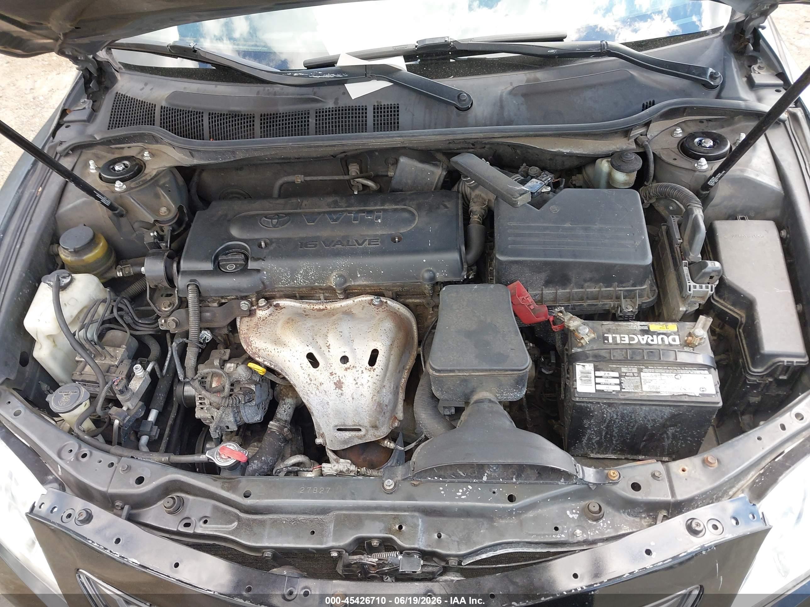 2007 Toyota Camry Le Gray vin: 4T1BE46K77U014003