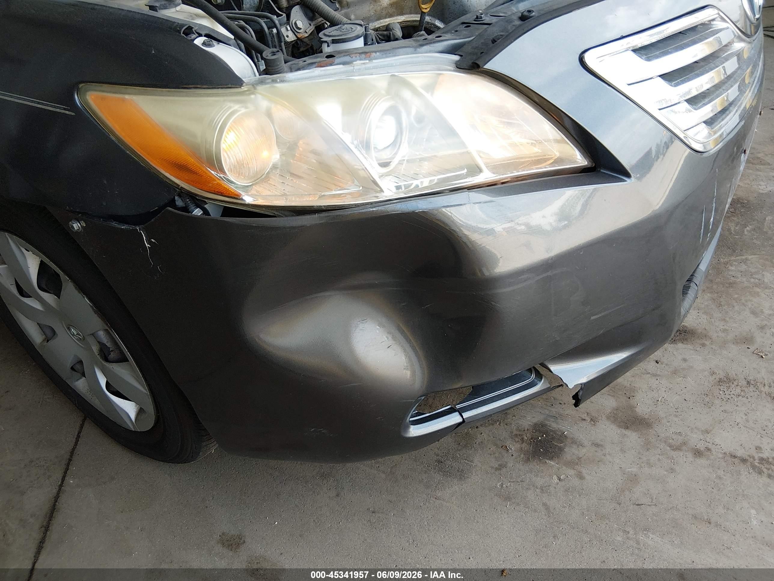 2007 Toyota Camry Le Серый vin: 4T1BE46K77U022263