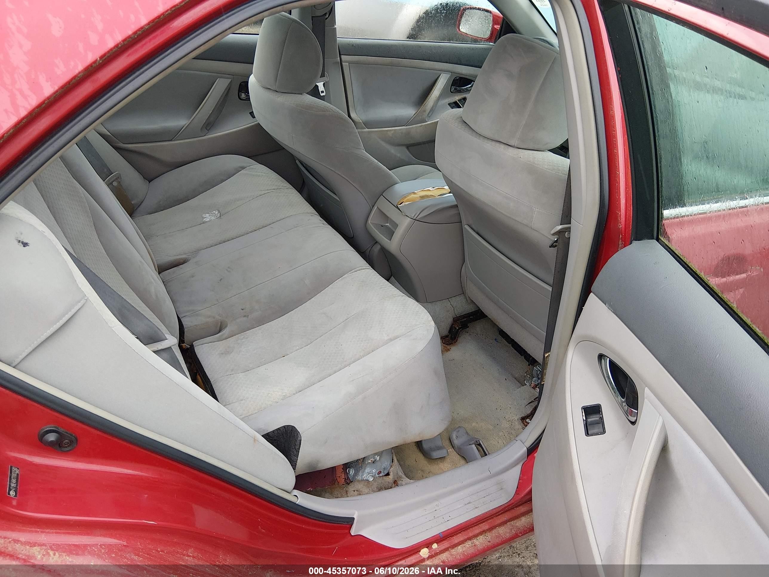 2007 Toyota Camry Le Красный vin: 4T1BE46K77U032582