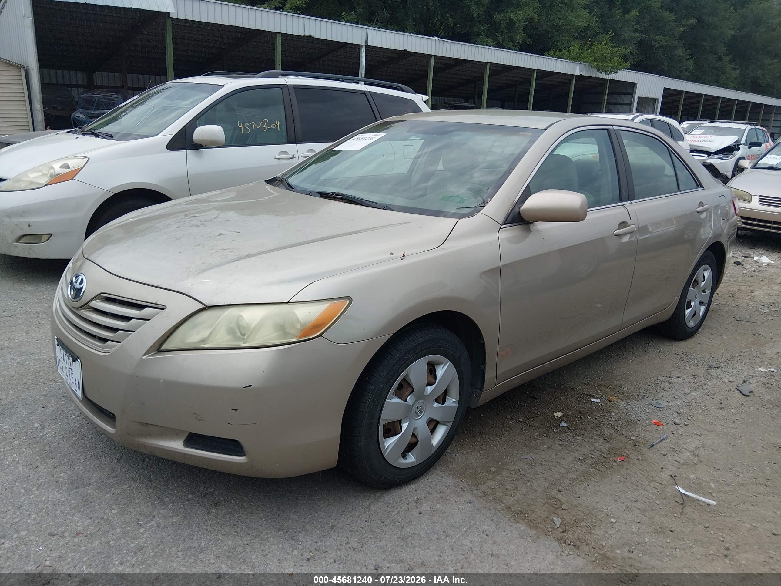 2007 Toyota Camry Ce Gold vin: 4T1BE46K77U045252