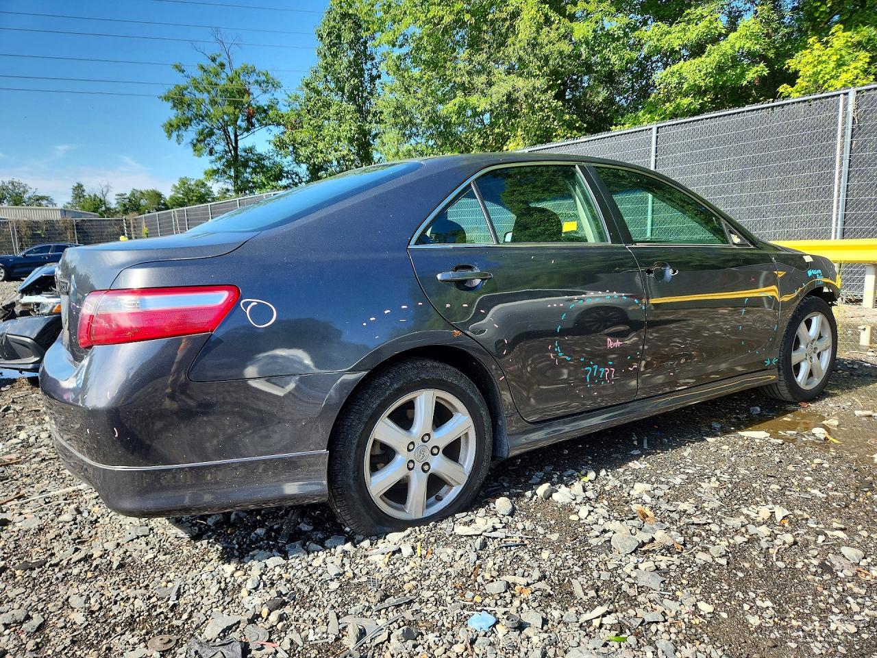 2007 Toyota Camry Se Charcoal vin: 4T1BE46K77U046711