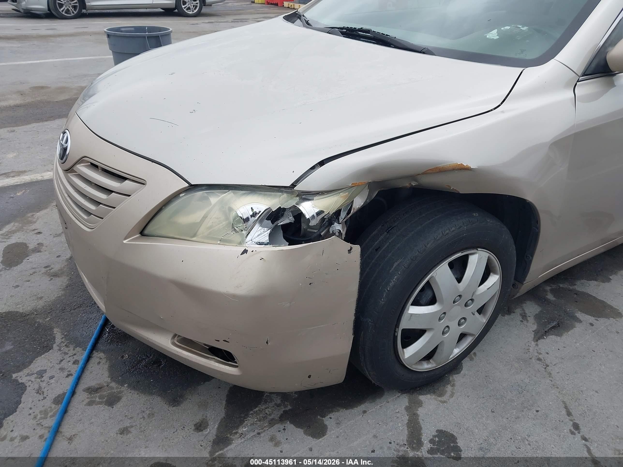 2007 Toyota Camry Ce/le/xle/se Золотой vin: 4T1BE46K77U054260