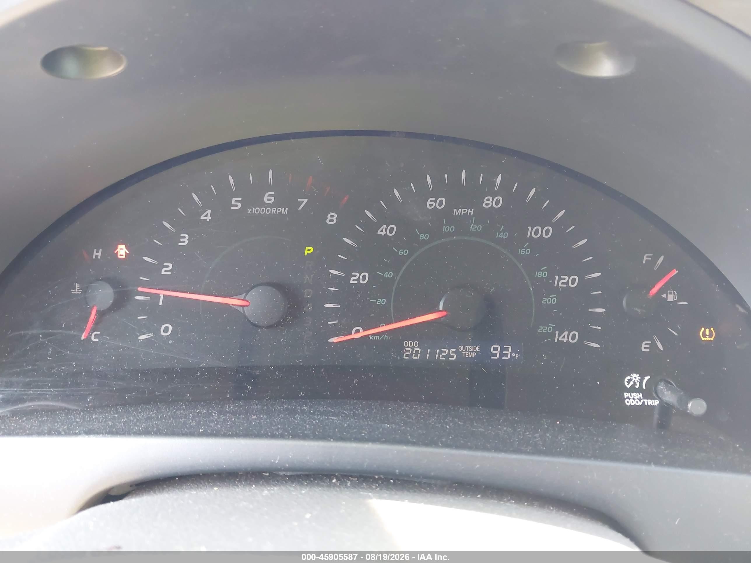 2007 Toyota Camry Le Red vin: 4T1BE46K77U076775