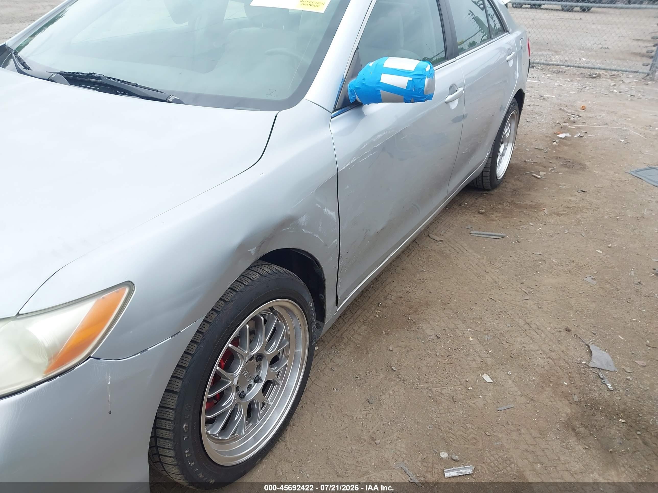 2007 Toyota Camry Xle Silver vin: 4T1BE46K77U077652