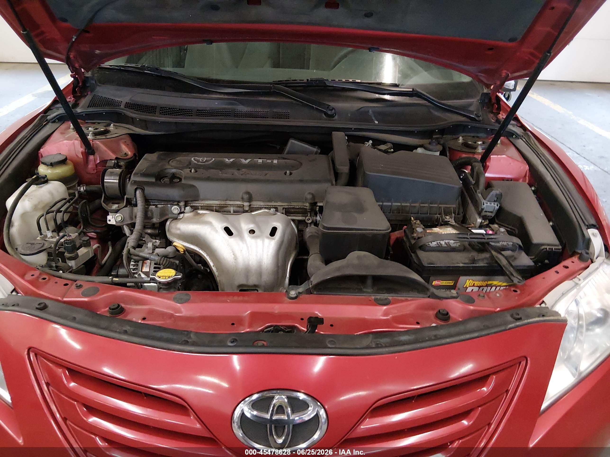 2007 Toyota Camry Le Red vin: 4T1BE46K77U107488