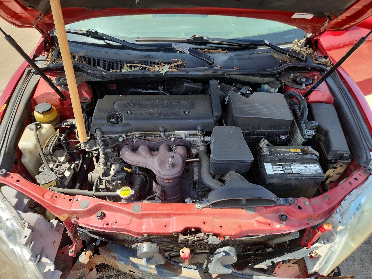 2007 Toyota Camry Le Red vin: 4T1BE46K77U109130