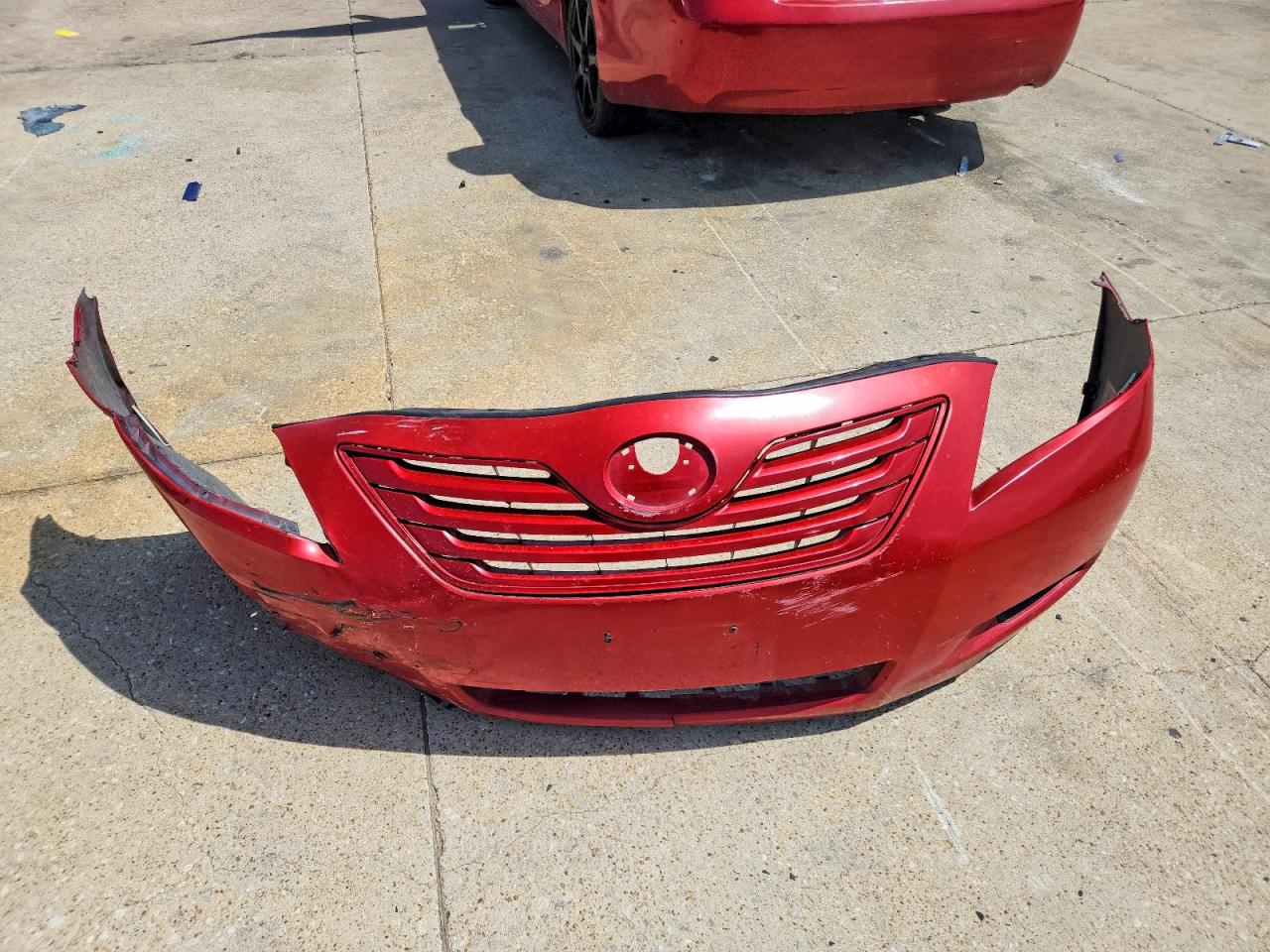 2007 Toyota Camry Le Red vin: 4T1BE46K77U109130
