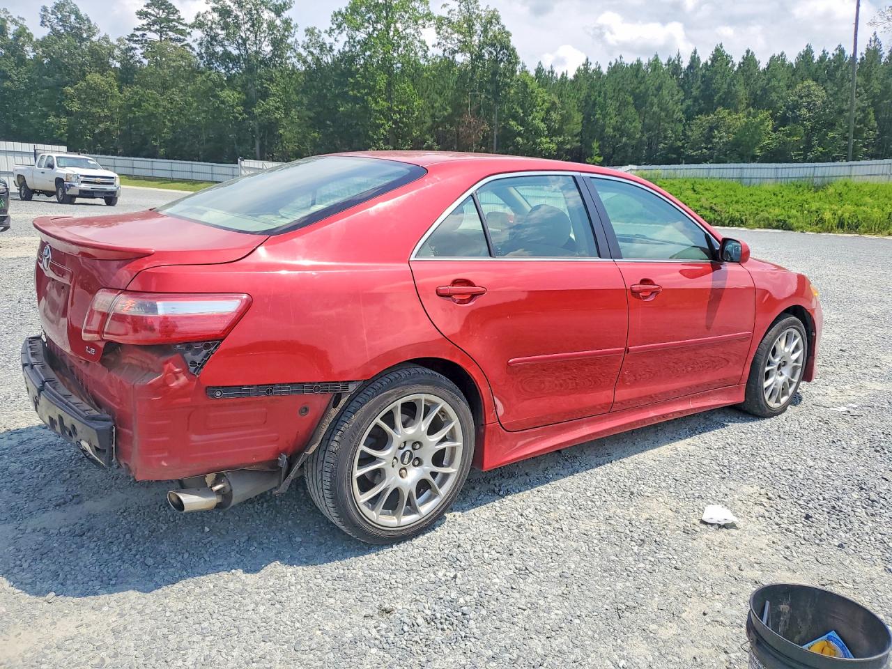 2007 Toyota Camry Le Red vin: 4T1BE46K77U111184