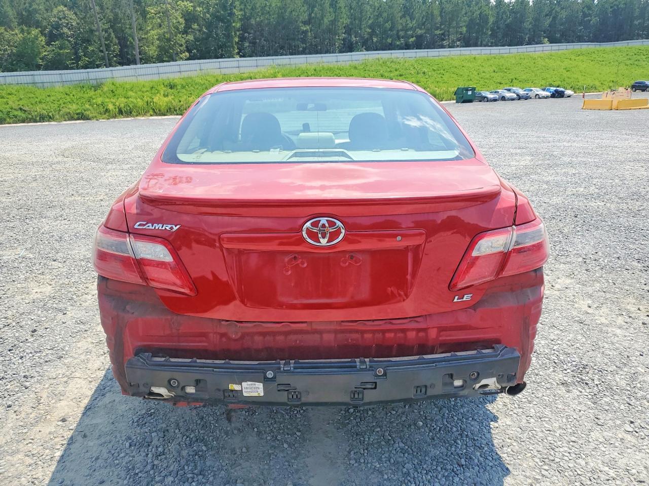 2007 Toyota Camry Le Red vin: 4T1BE46K77U111184