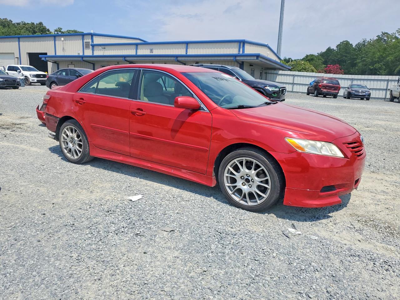 2007 Toyota Camry Le Red vin: 4T1BE46K77U111184