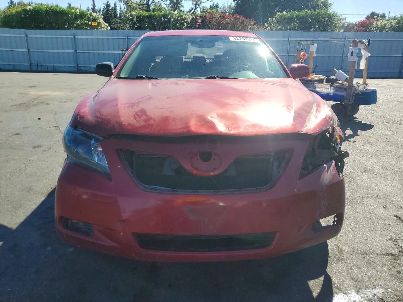 2007 Toyota Camry Le Red vin: 4T1BE46K77U123593