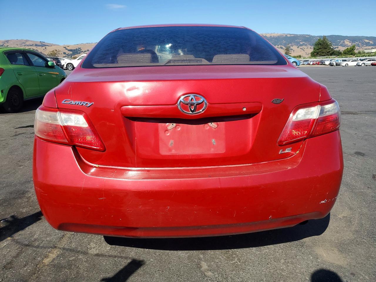 2007 Toyota Camry Le Red vin: 4T1BE46K77U123593