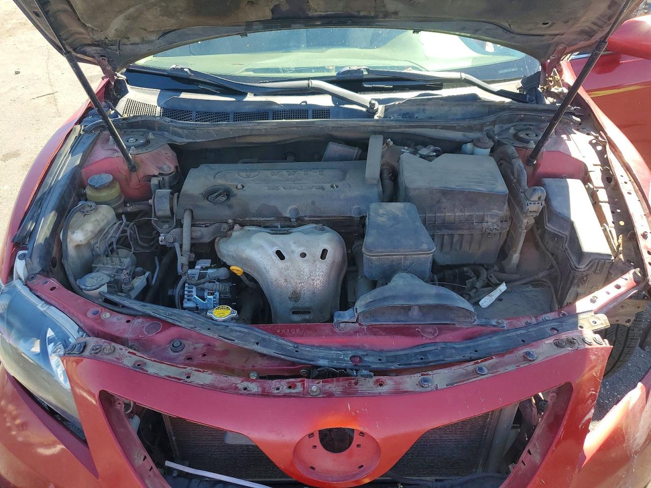 2007 Toyota Camry Le Red vin: 4T1BE46K77U123593