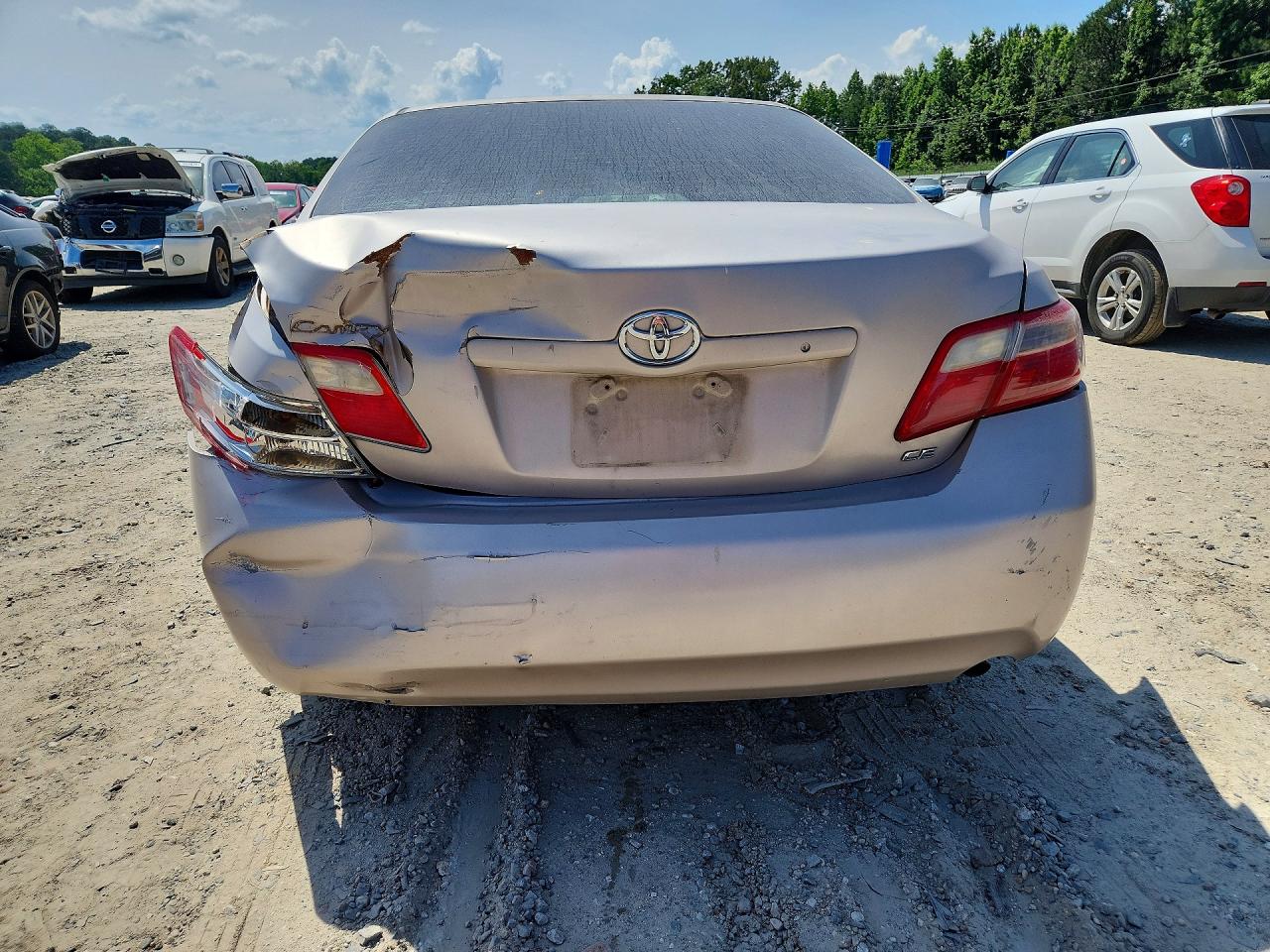 2007 Toyota Camry Ce Silver vin: 4T1BE46K77U134013