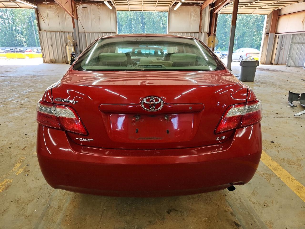 2007 Toyota Camry Le Red vin: 4T1BE46K77U153967