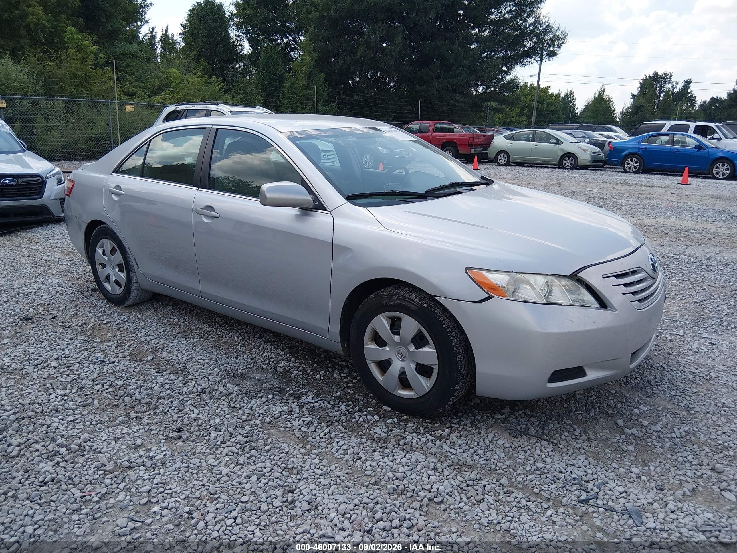 2007 Toyota Camry Le Silver vin: 4T1BE46K77U172616