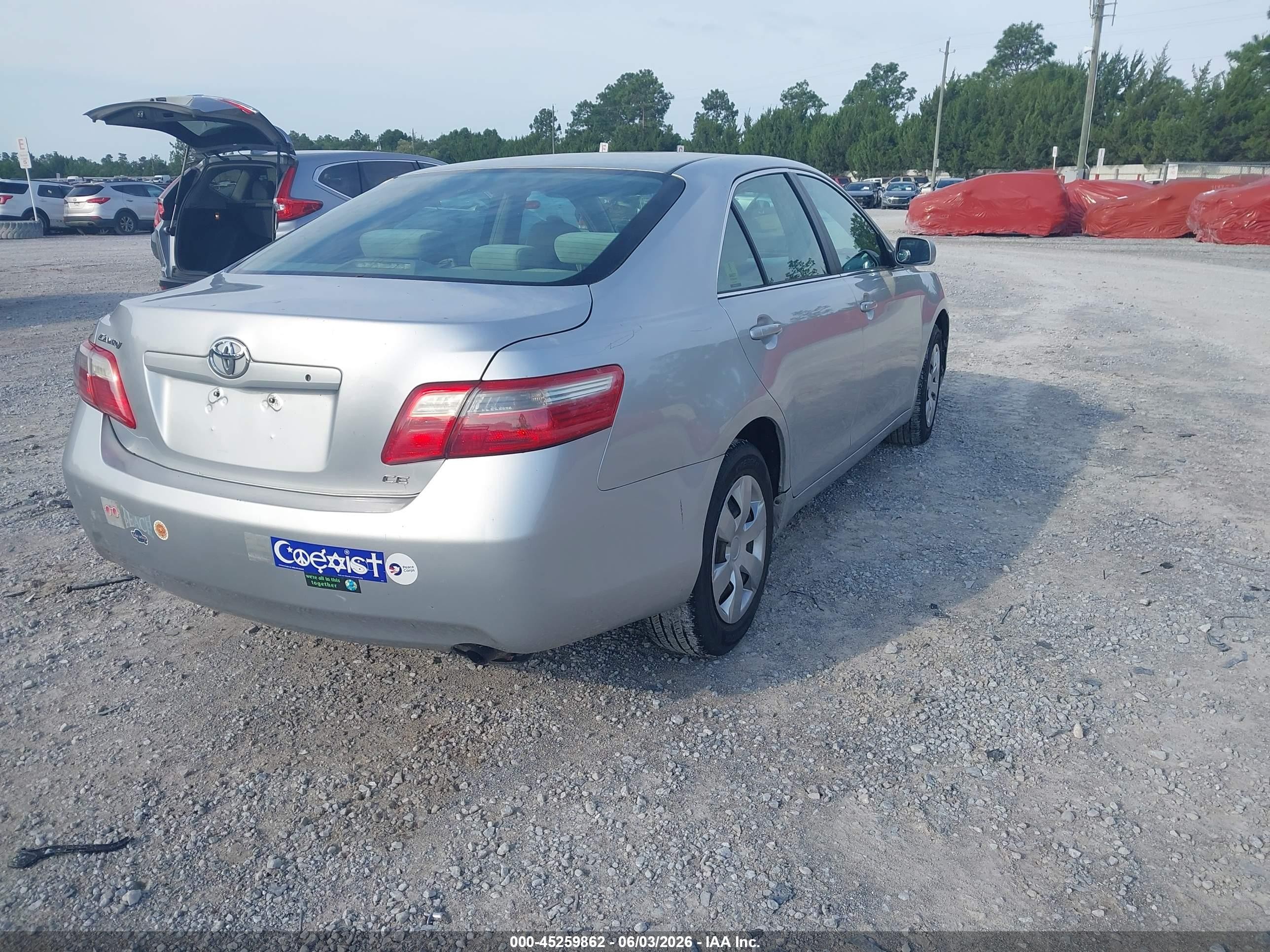 2007 Toyota Camry Ce Silver vin: 4T1BE46K77U178674