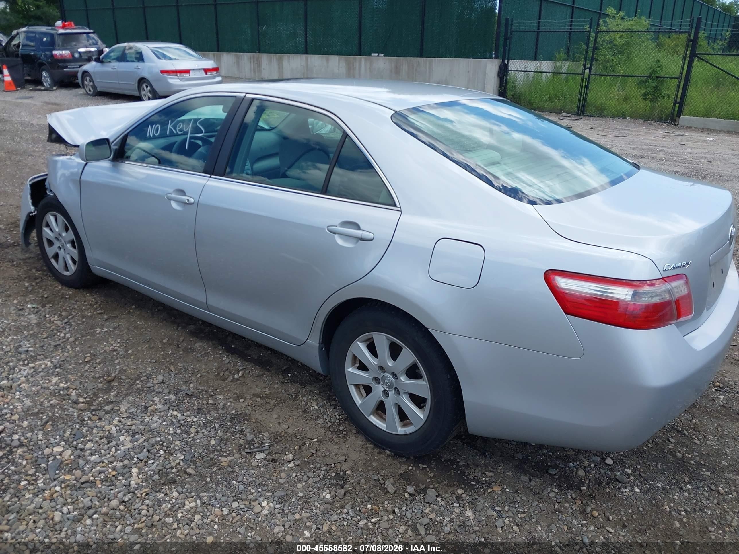 2007 Toyota Camry Xle Серебряный vin: 4T1BE46K77U179078