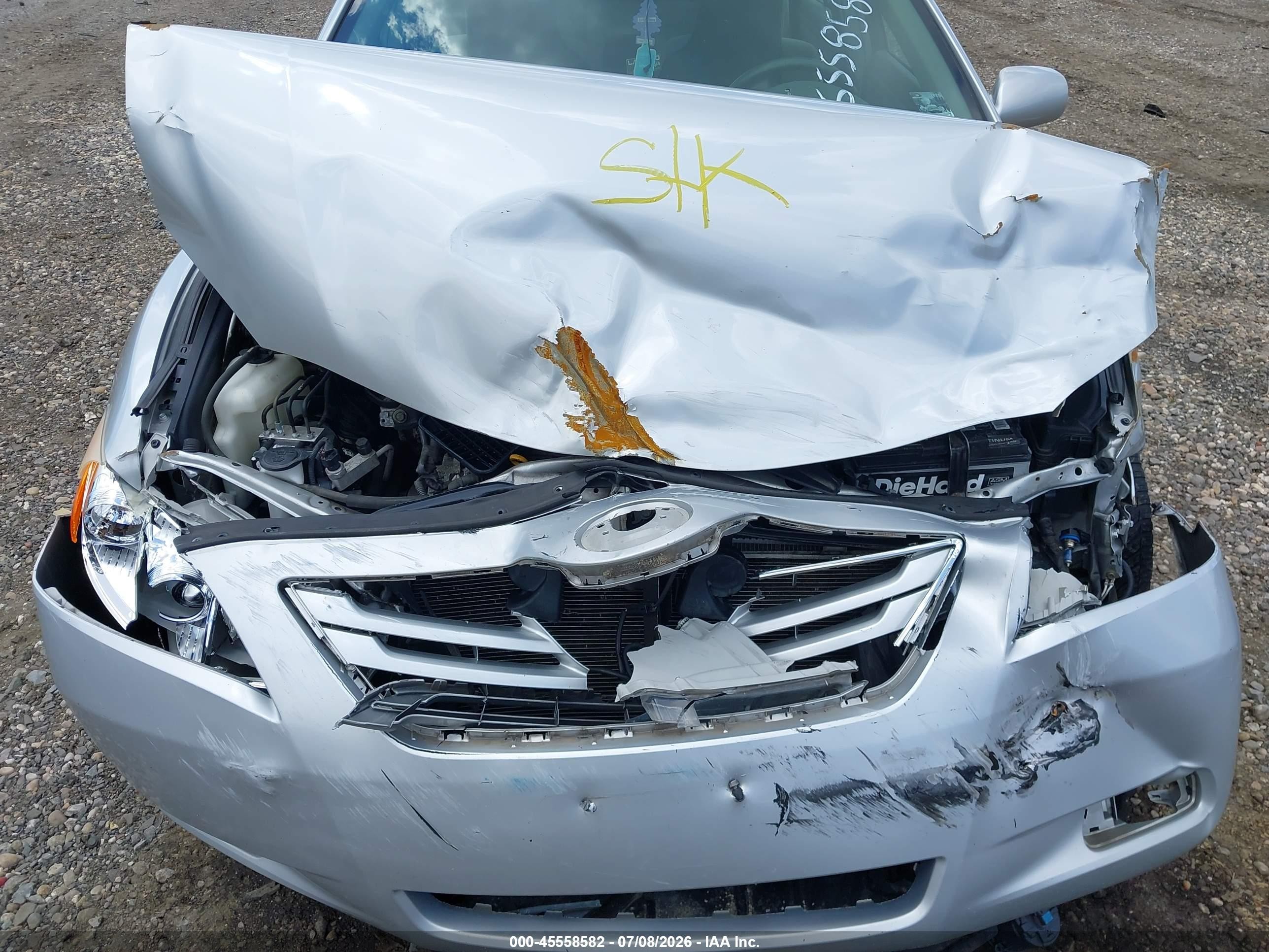 2007 Toyota Camry Xle Серебряный vin: 4T1BE46K77U179078