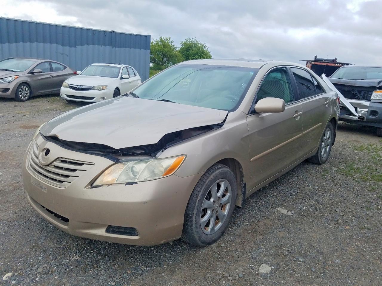 2007 Toyota Camry Ce/le/xle/se Бежевый vin: 4T1BE46K77U527493