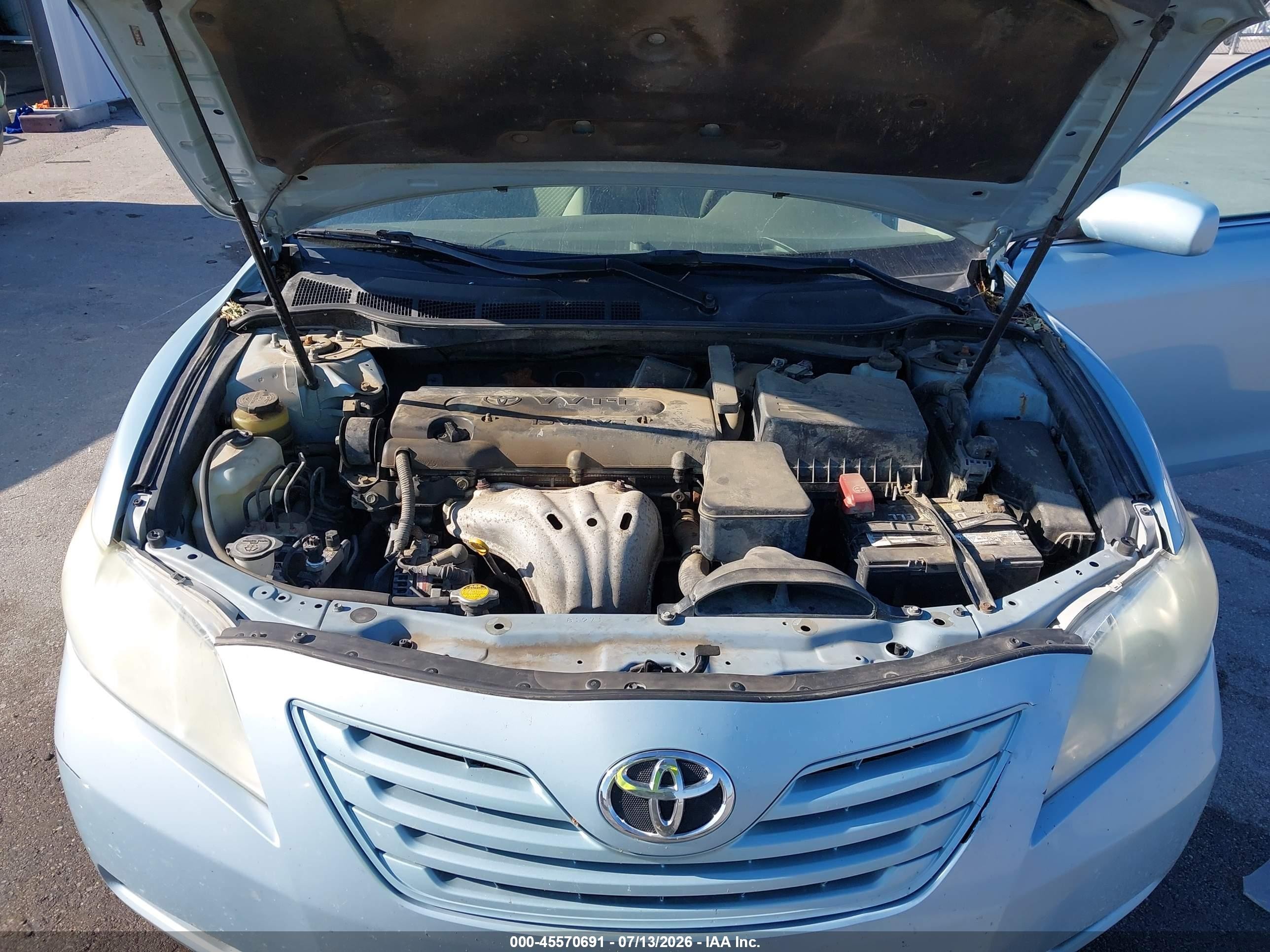 2007 Toyota Camry Le Light Blue vin: 4T1BE46K77U542642