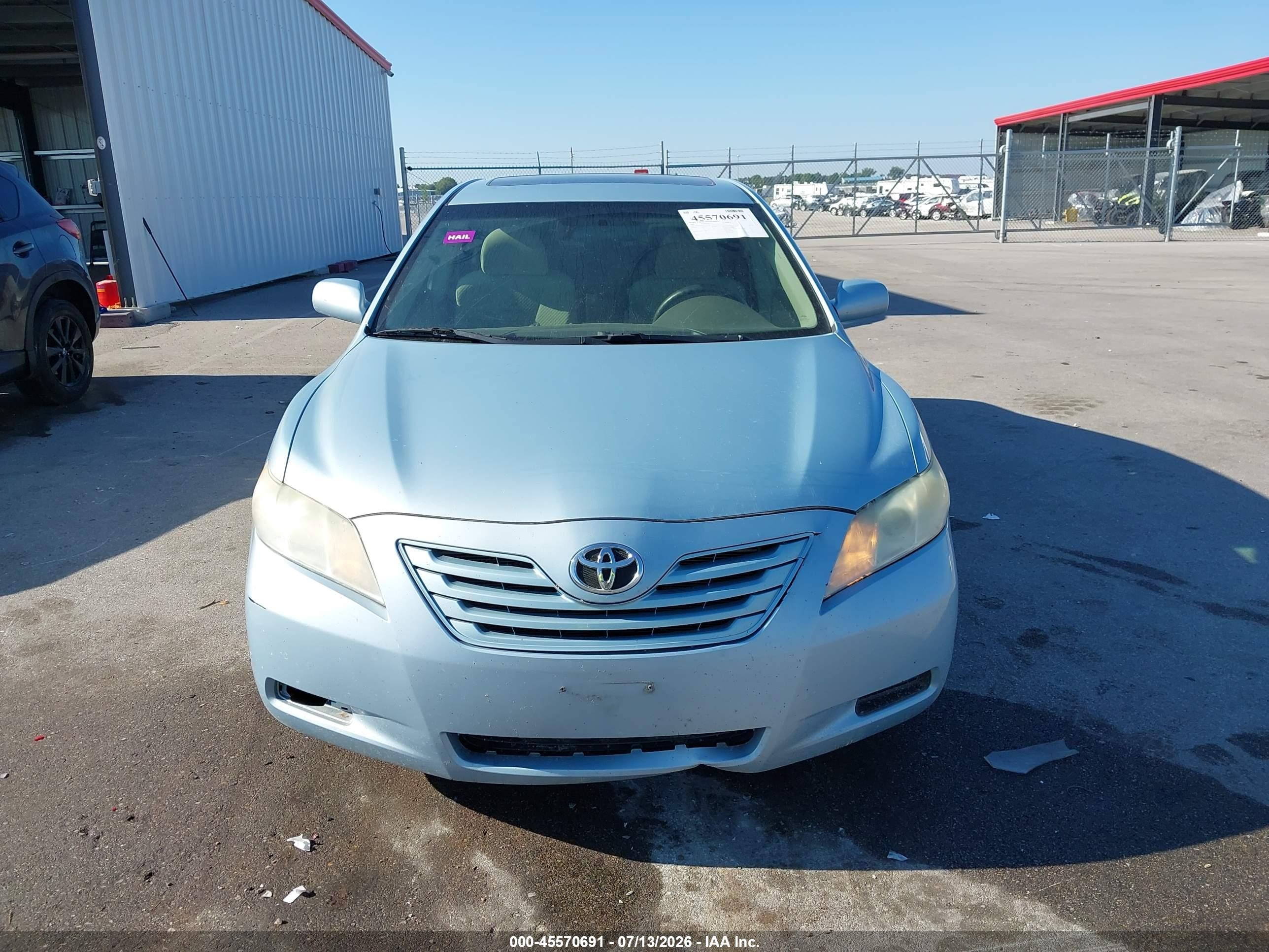2007 Toyota Camry Le Light Blue vin: 4T1BE46K77U542642