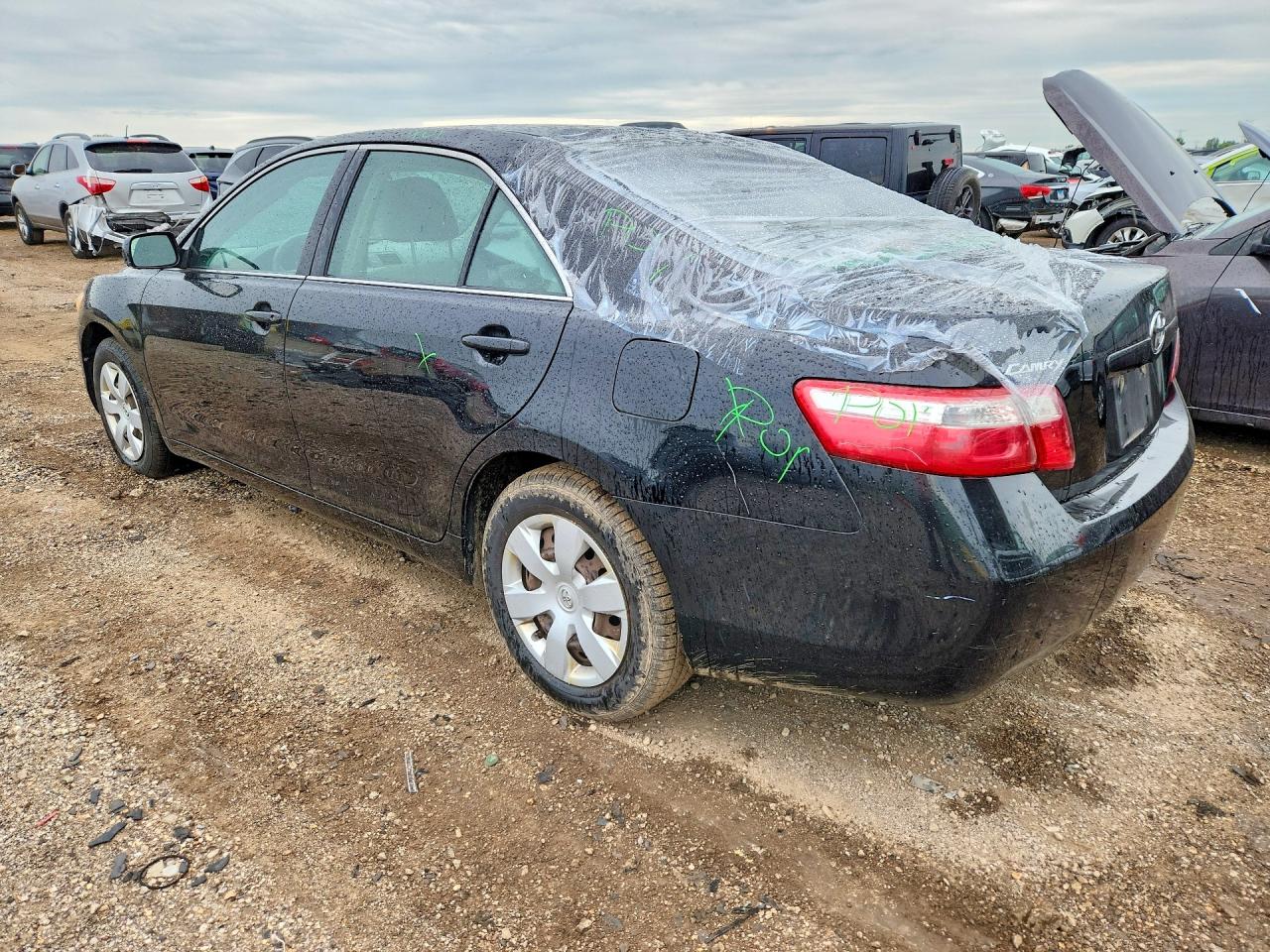 2007 Toyota Camry Le Black vin: 4T1BE46K77U566195