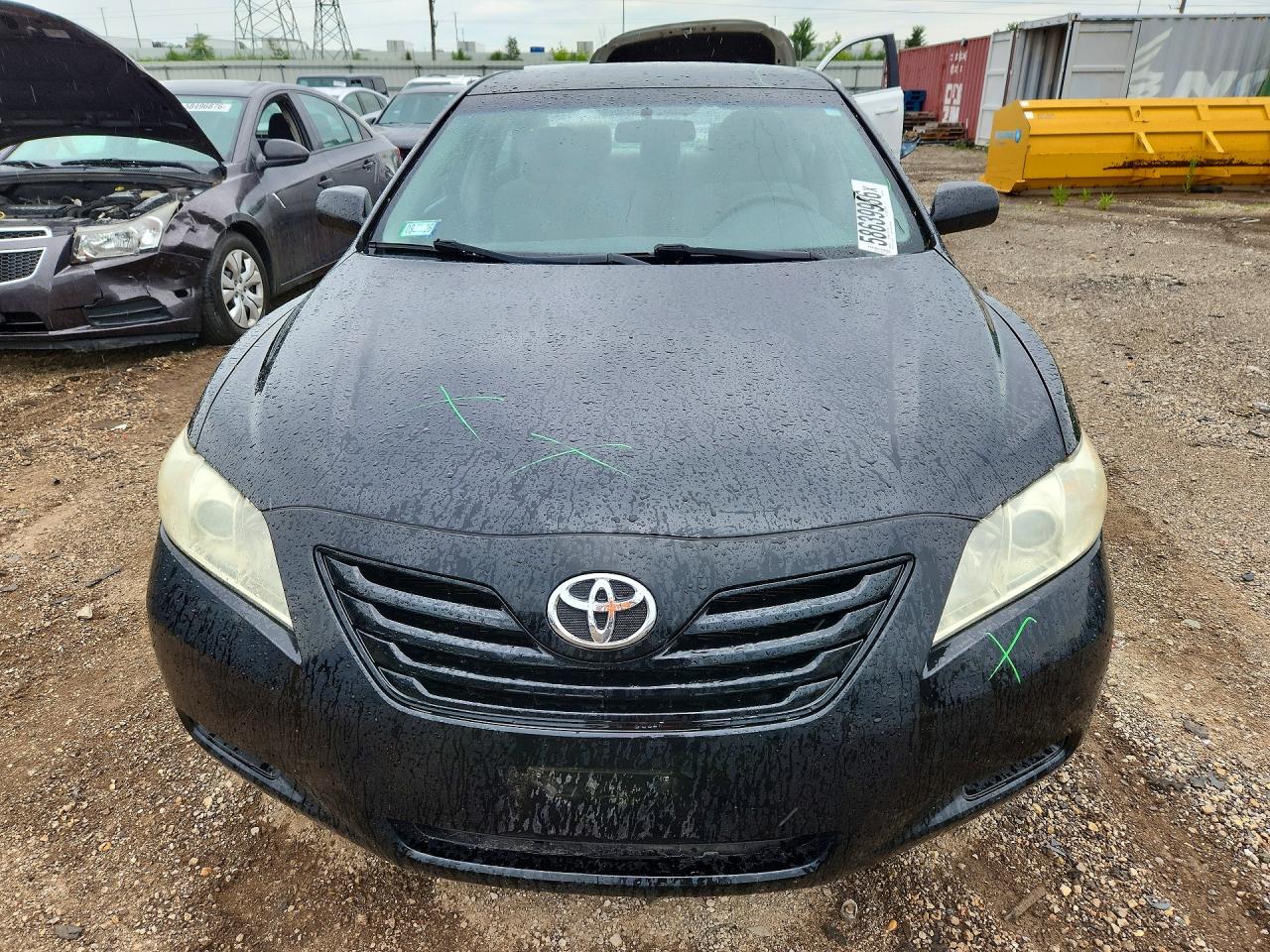 2007 Toyota Camry Le Black vin: 4T1BE46K77U566195