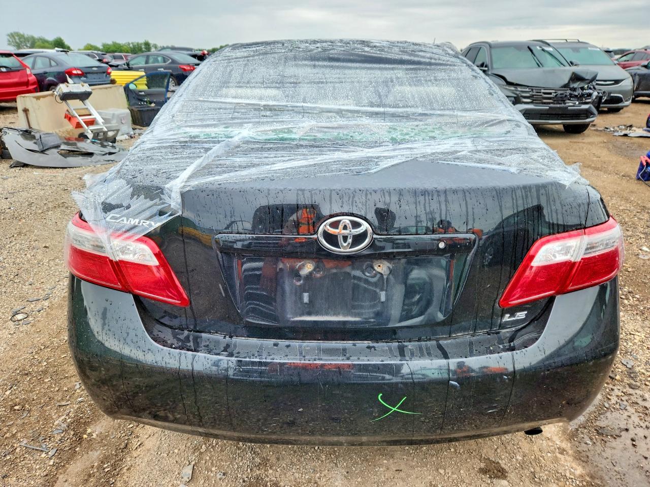 2007 Toyota Camry Le Black vin: 4T1BE46K77U566195
