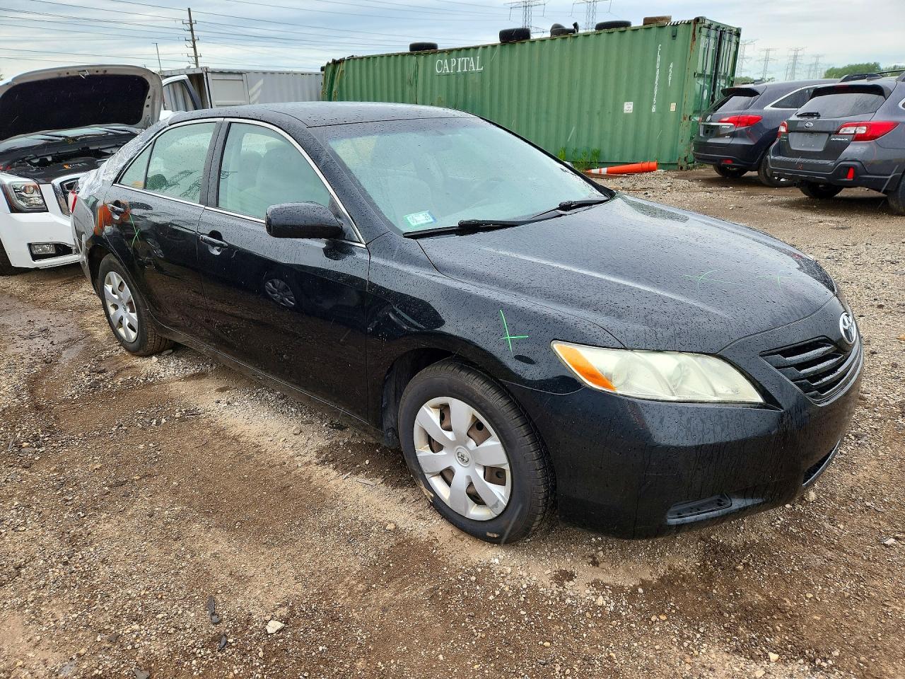 2007 Toyota Camry Le Black vin: 4T1BE46K77U566195