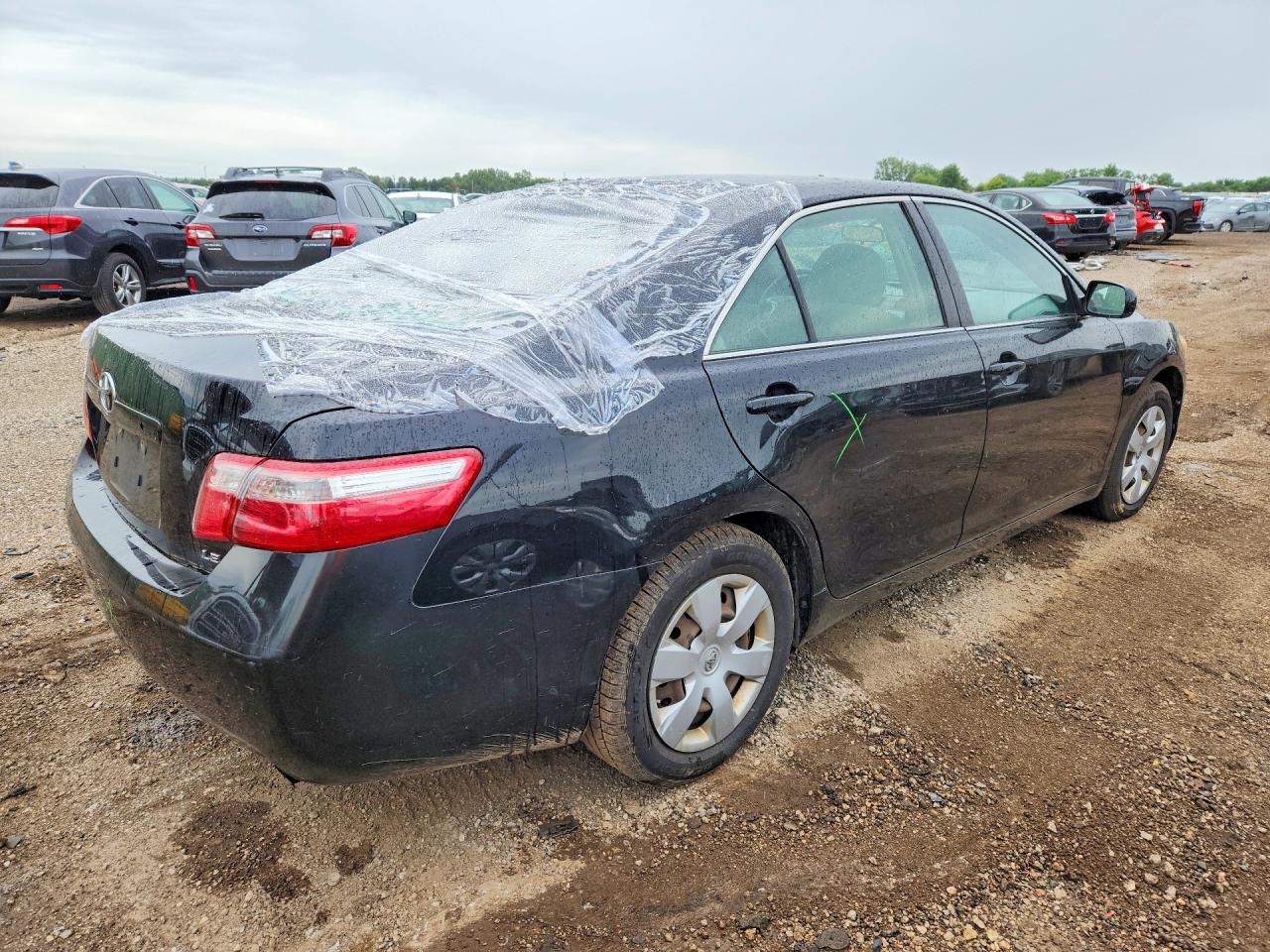 2007 Toyota Camry Le Black vin: 4T1BE46K77U566195