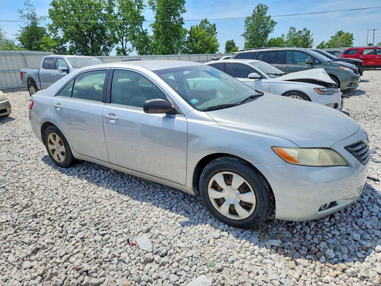 2007 Toyota Camry Ce Silver vin: 4T1BE46K77U577763