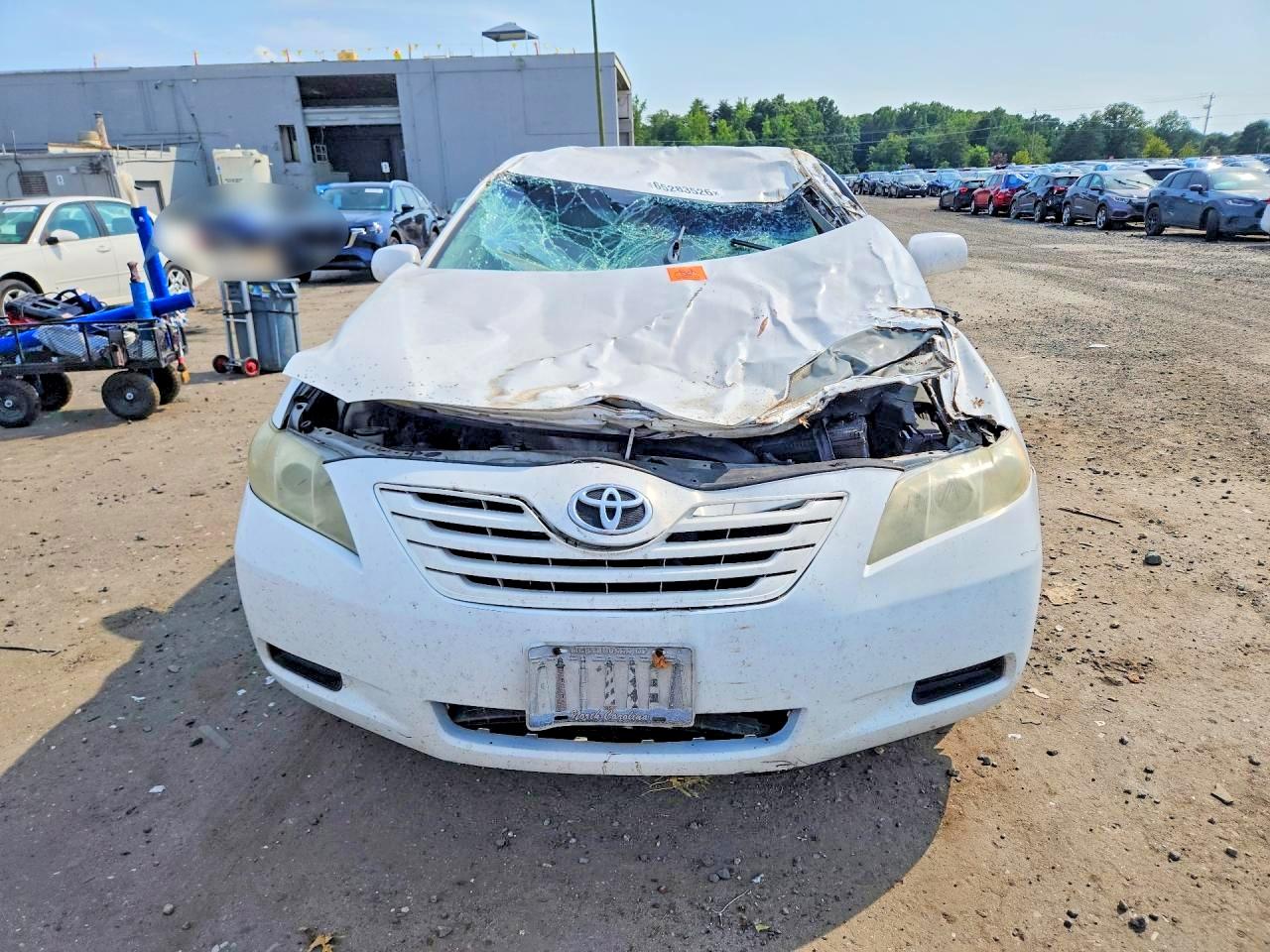 2007 Toyota Camry Le White vin: 4T1BE46K77U579769