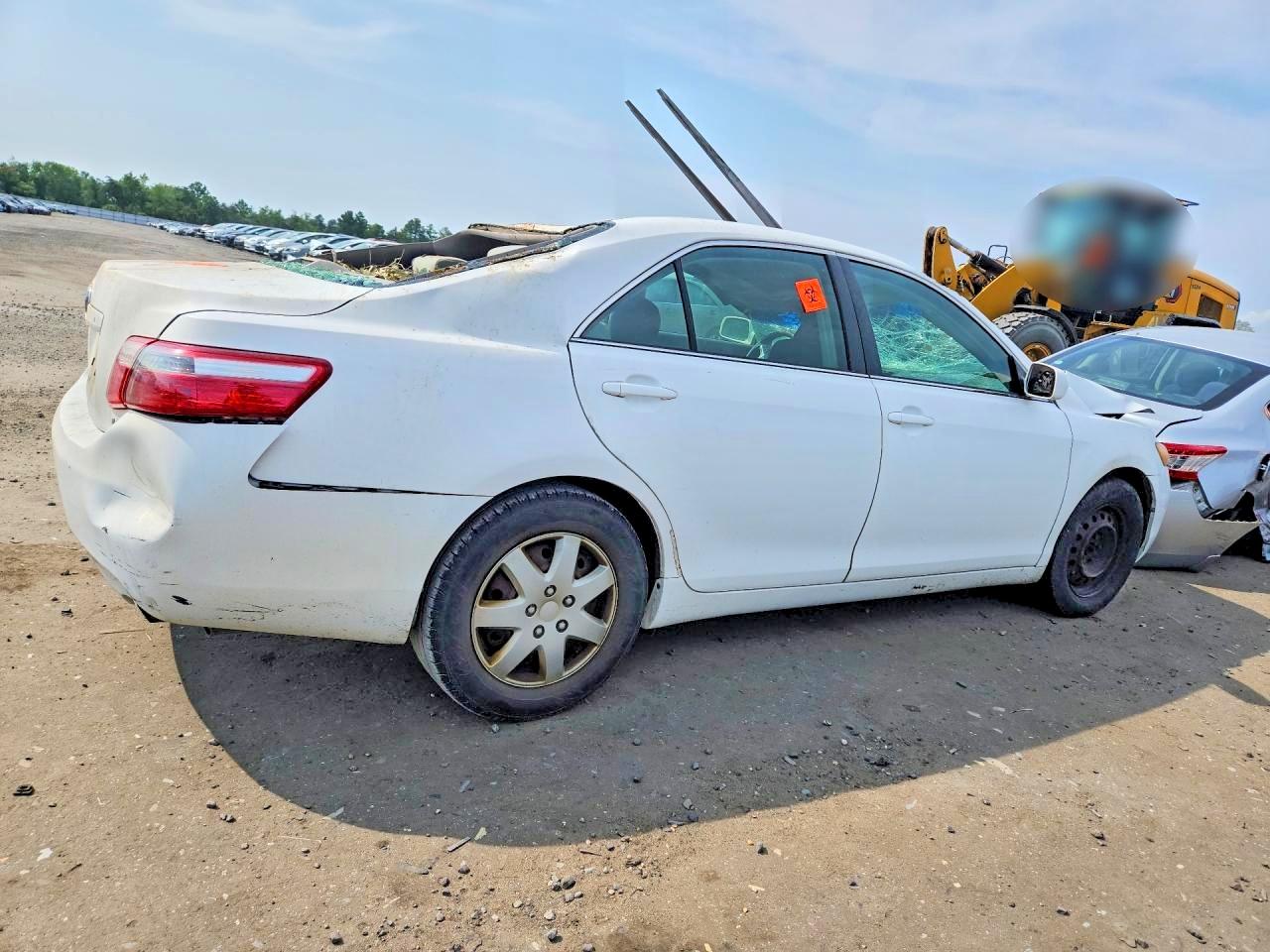 2007 Toyota Camry Le White vin: 4T1BE46K77U579769